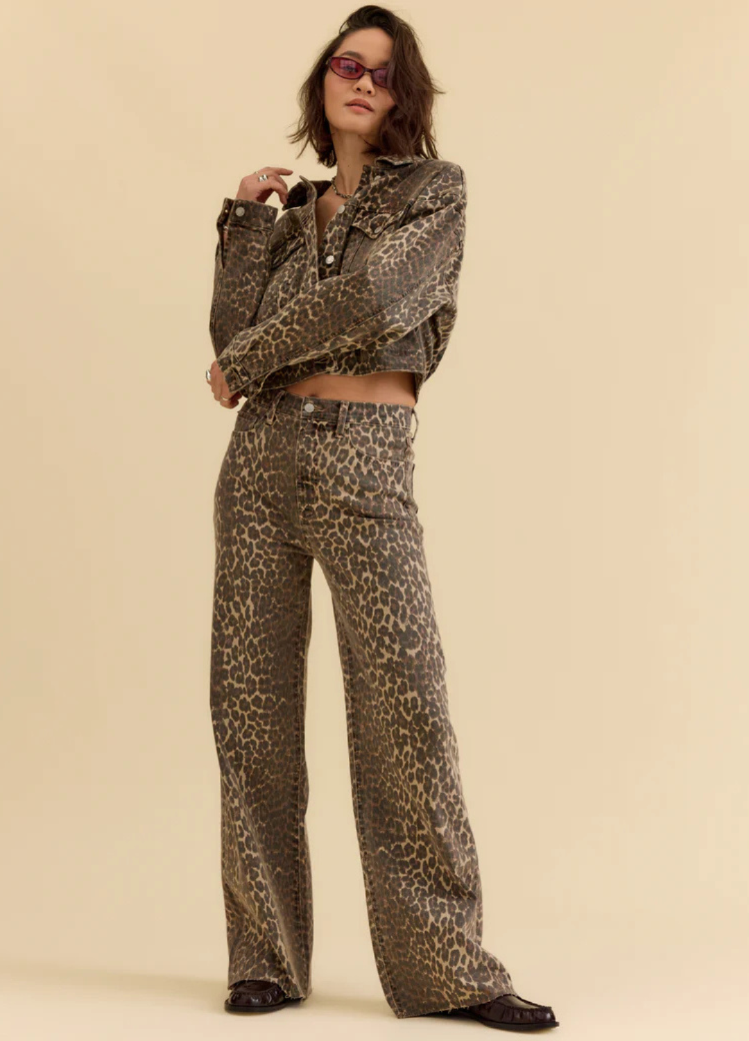 Far Out Wide Leg in Cool Cat