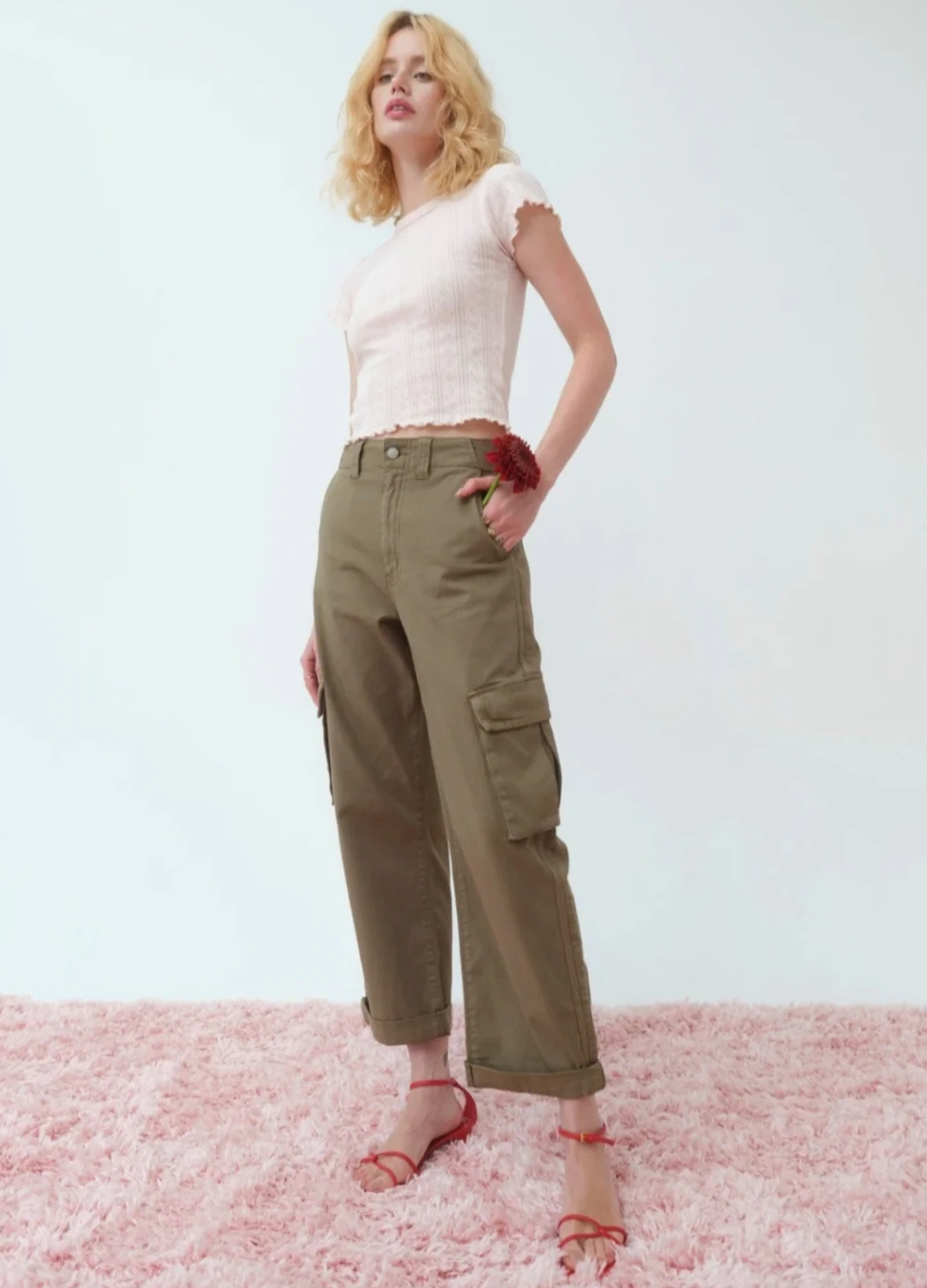 The Squad Curved Leg Cargo Pant