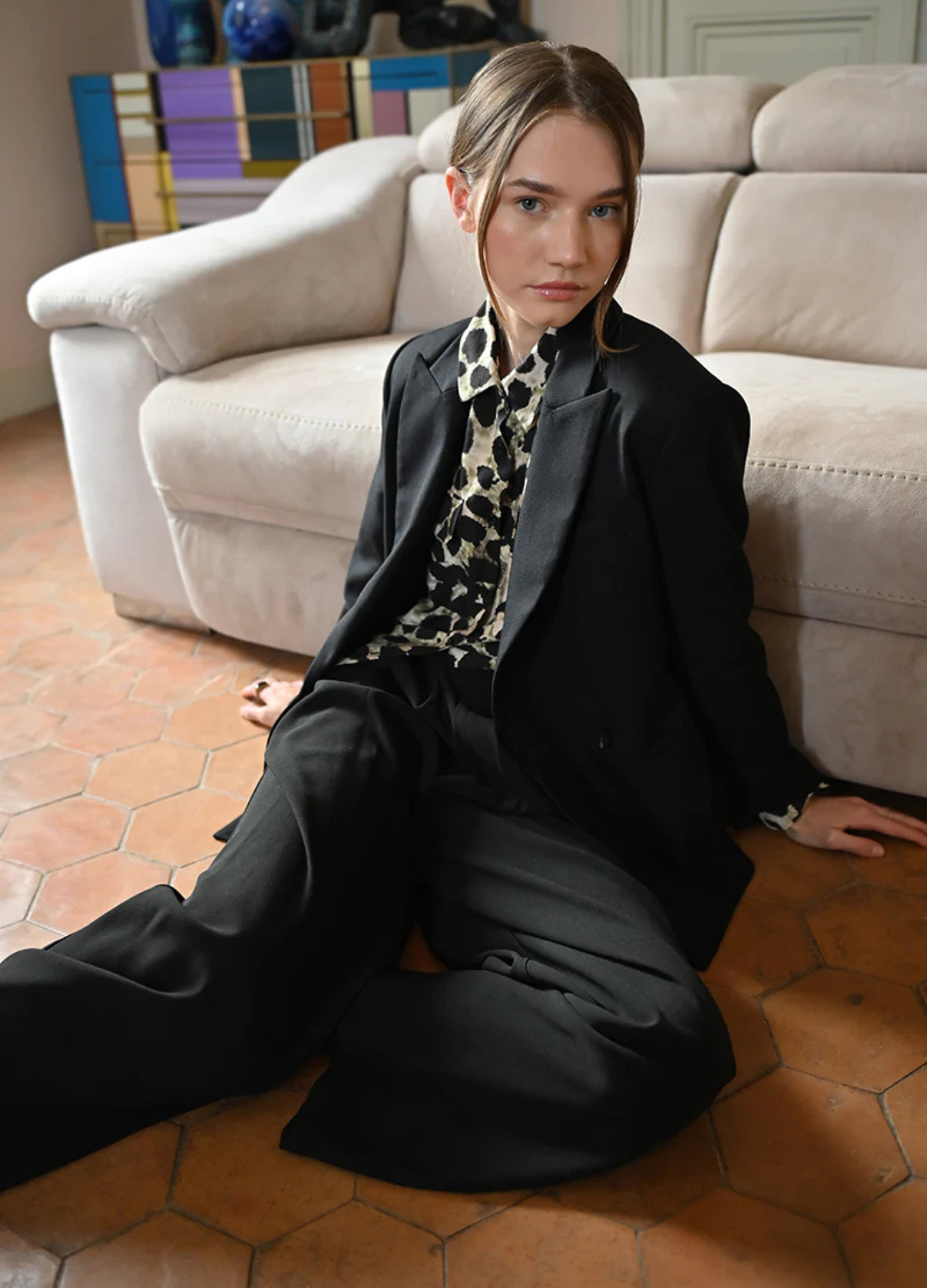High Rise Wide Leg Trousers