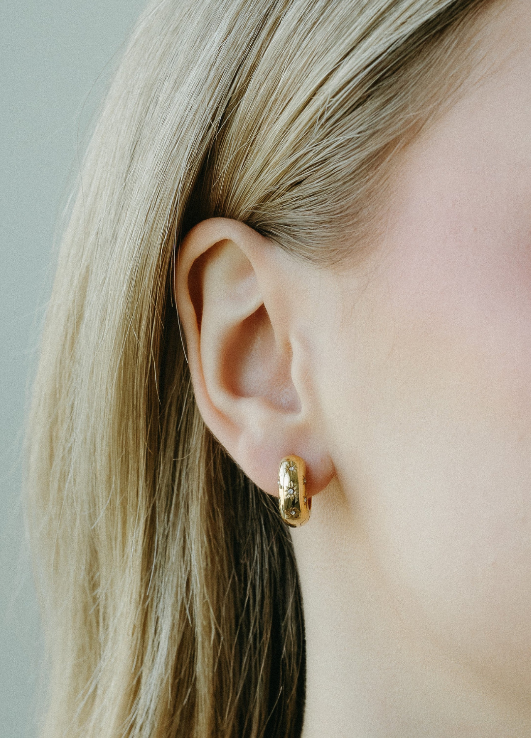 Nova Starburst Hoop Earrings