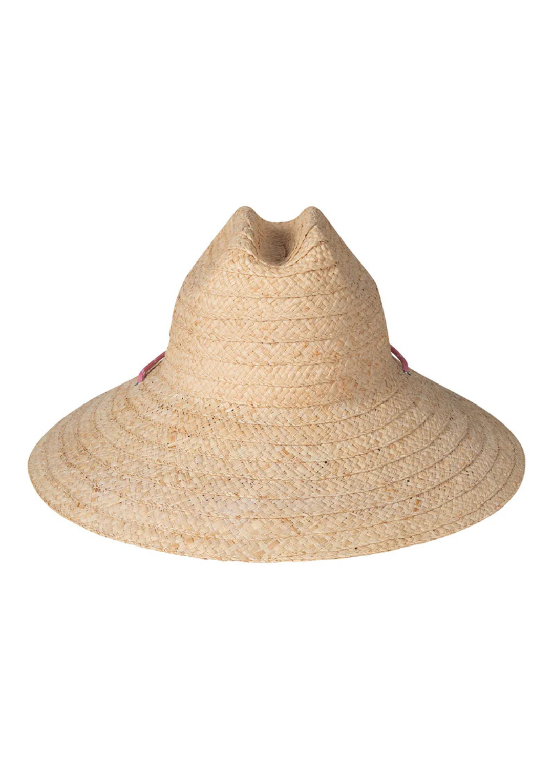 The Vista Wide Brim Hat with Pink Drawcord