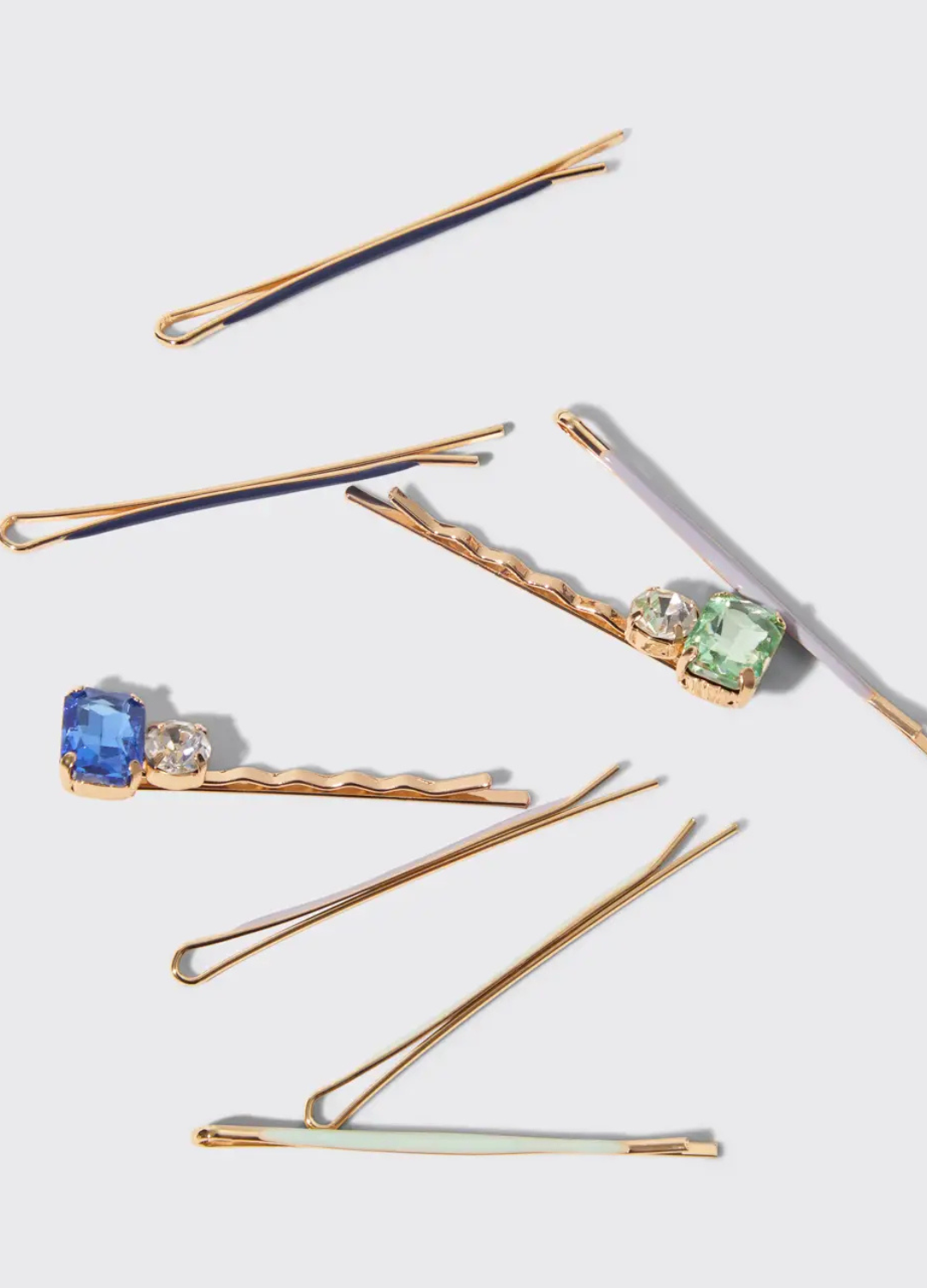 Cloud & Gem Bobby Pins 8pc Set - Garden Bouquet