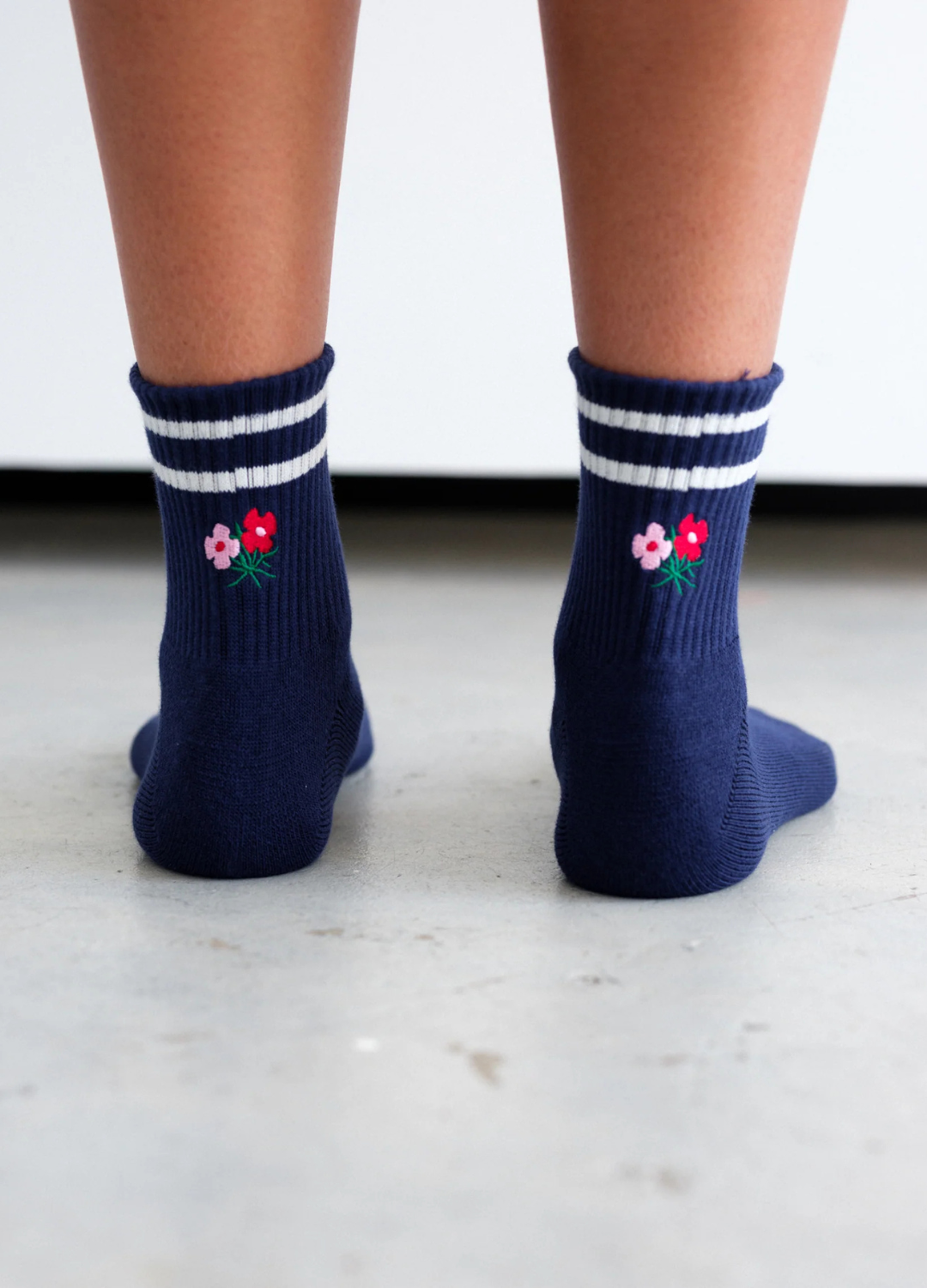 Floral Crew Socks