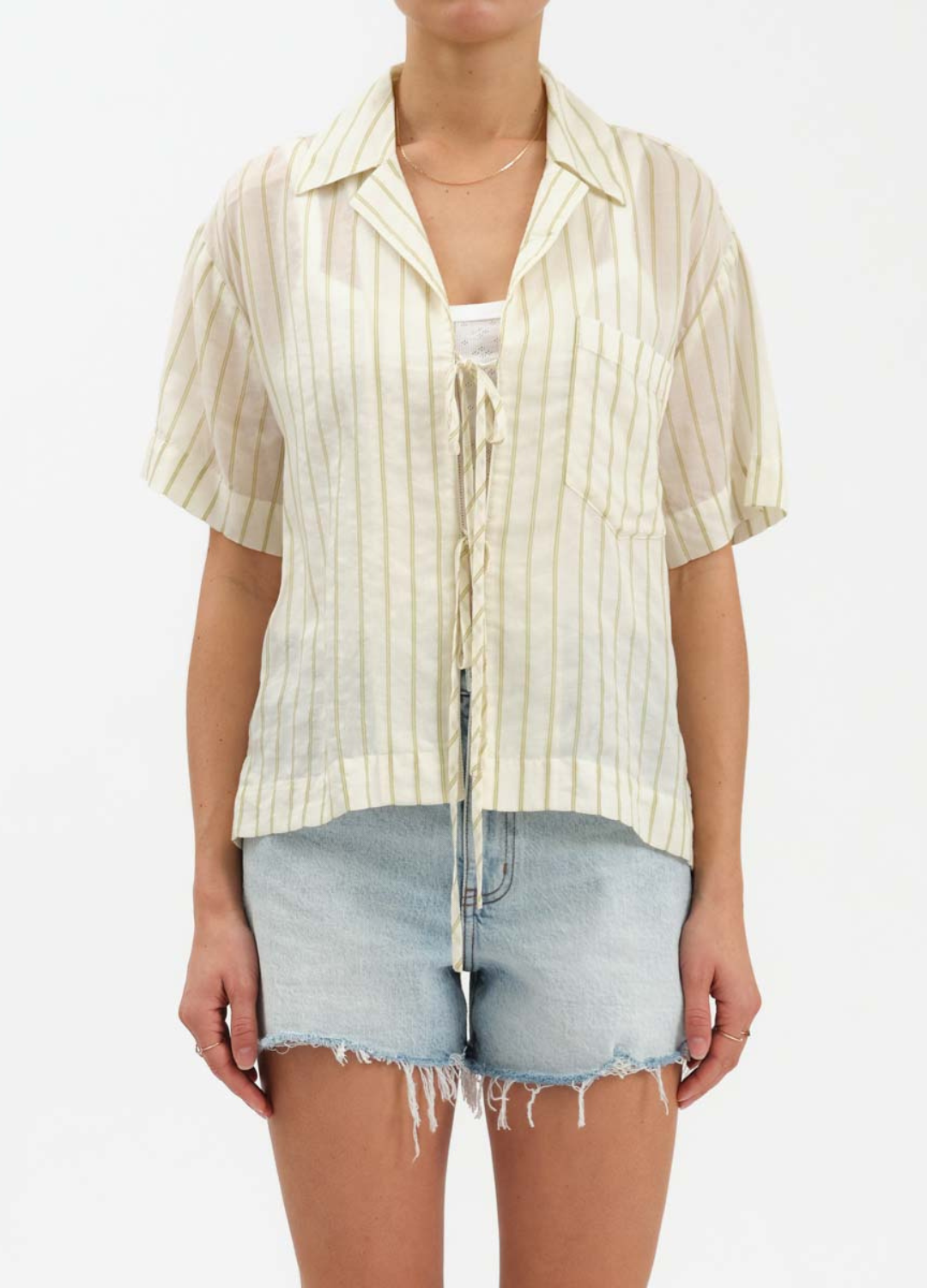 Buttercup Tie Front Shirt