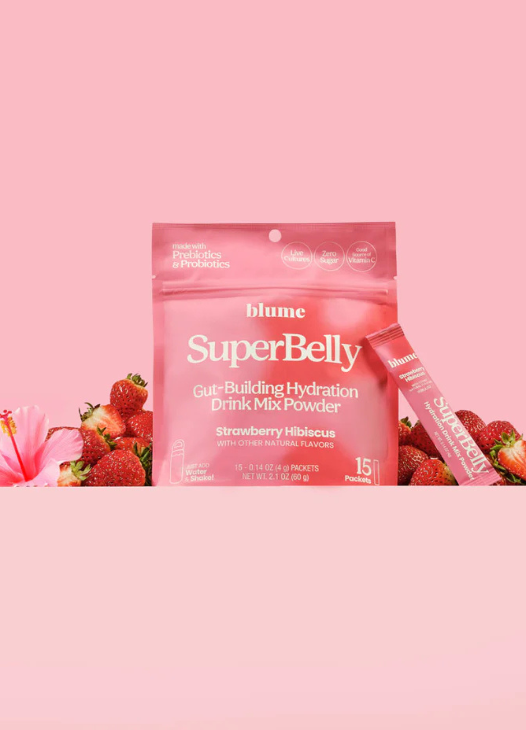 SuperBelly Gut-Building Hydration Powder 15 Pack