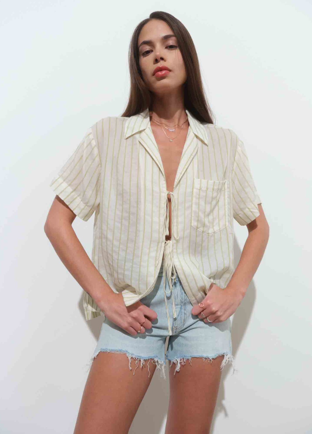 Buttercup Tie Front Shirt