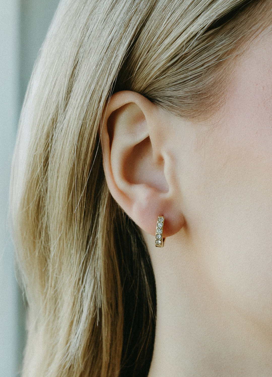 Milan Crystal Hoop Earrings