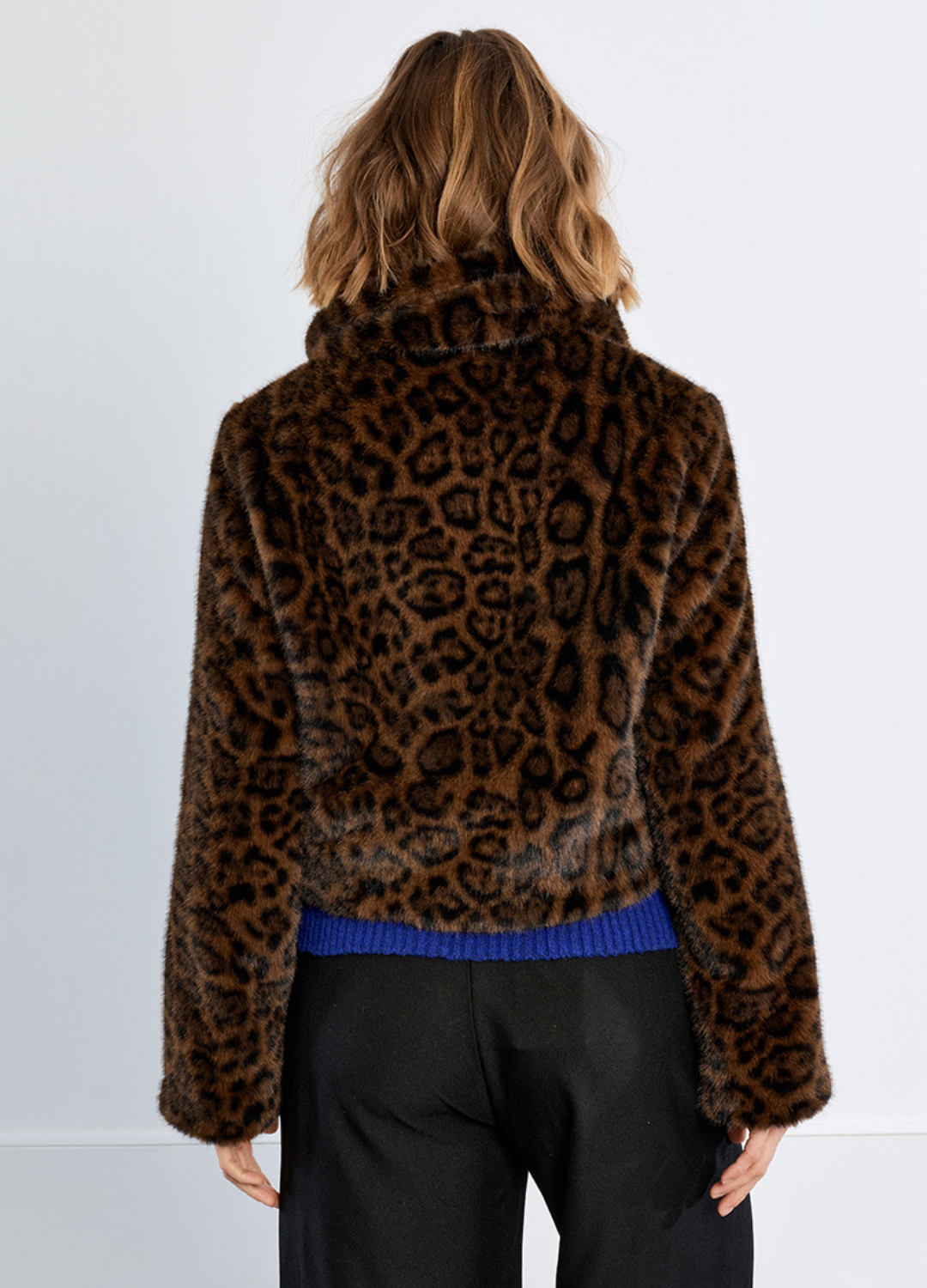 Leopard Faux Fur Coat