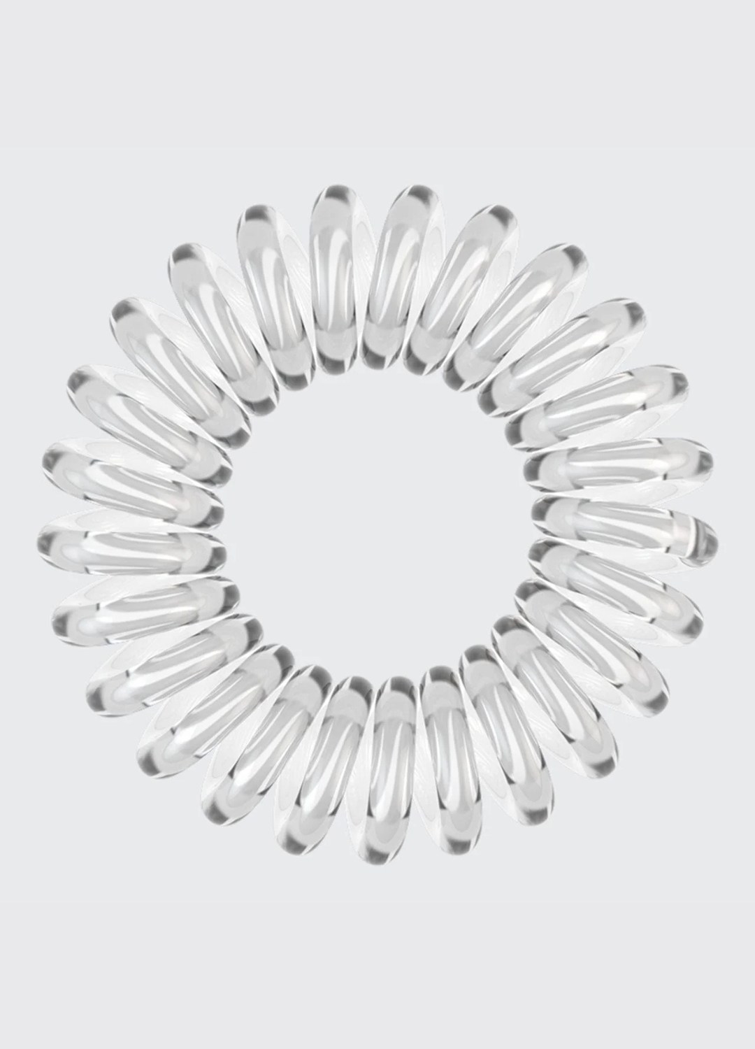Spiral Hair Ties 8 Pc - Clear