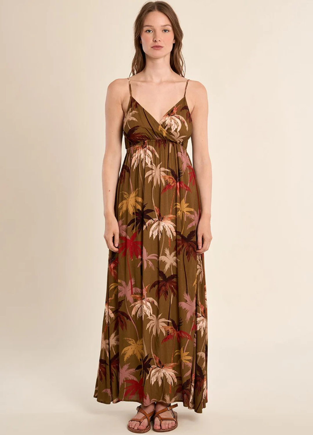 Sunset Palm Maxi Dress
