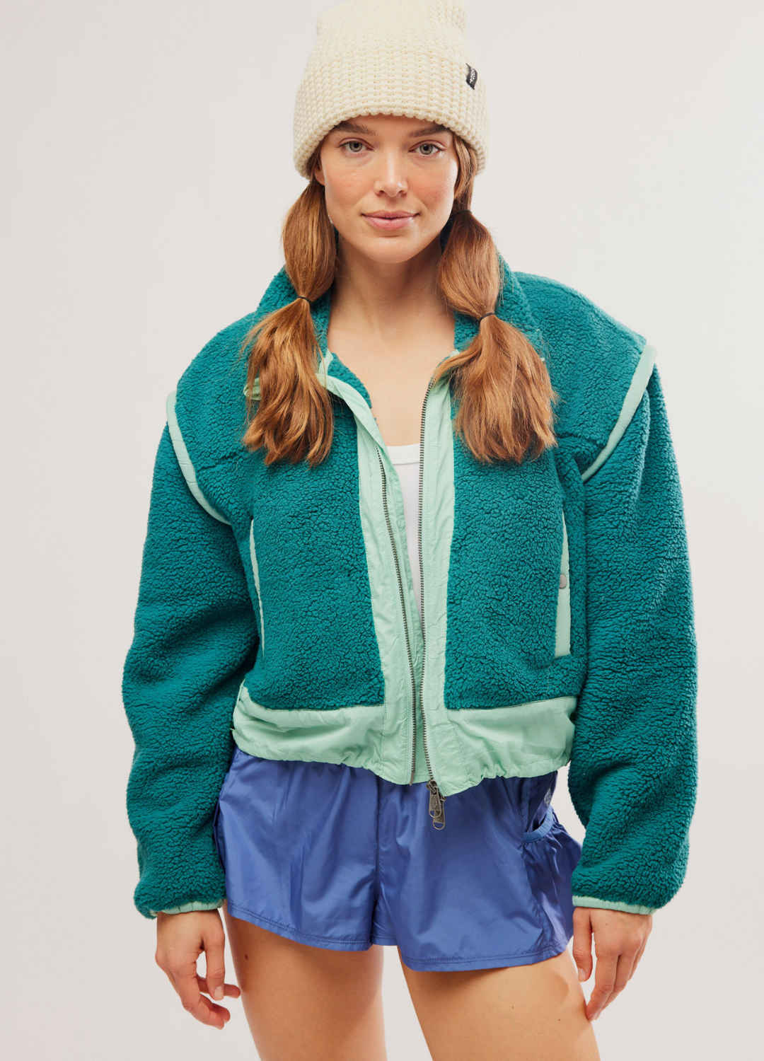 Ranch Girls Polar Fleece Jacket ´ABBY´ teal blue