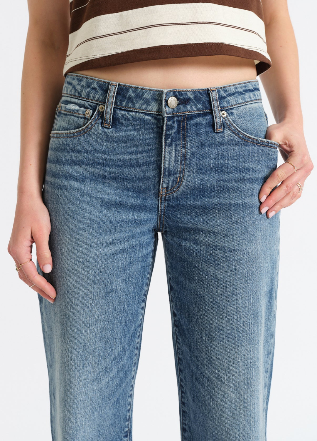 Keeper Low/Mid Rise Straight Leg