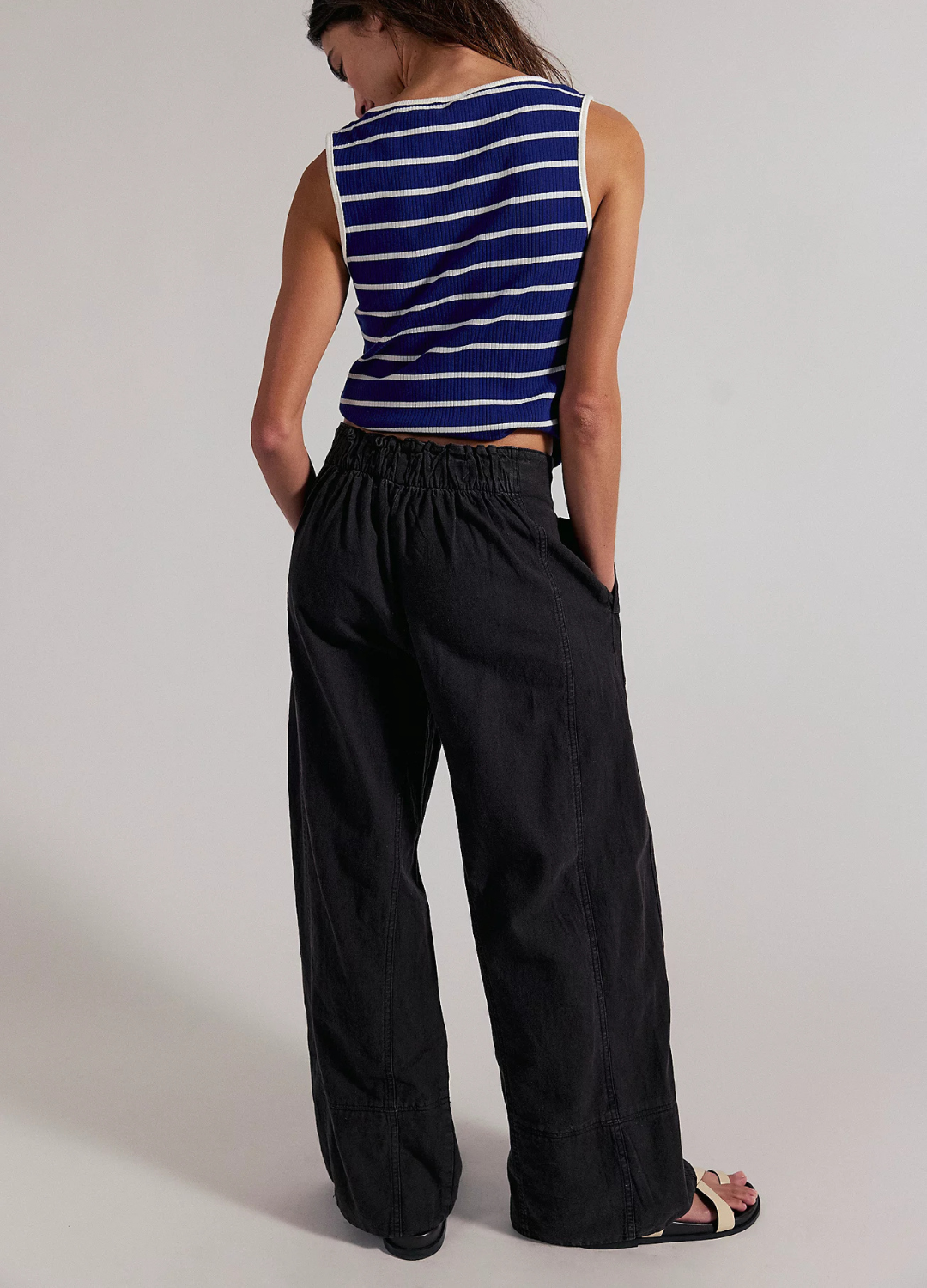 Day's End Linen Pull-On Pants