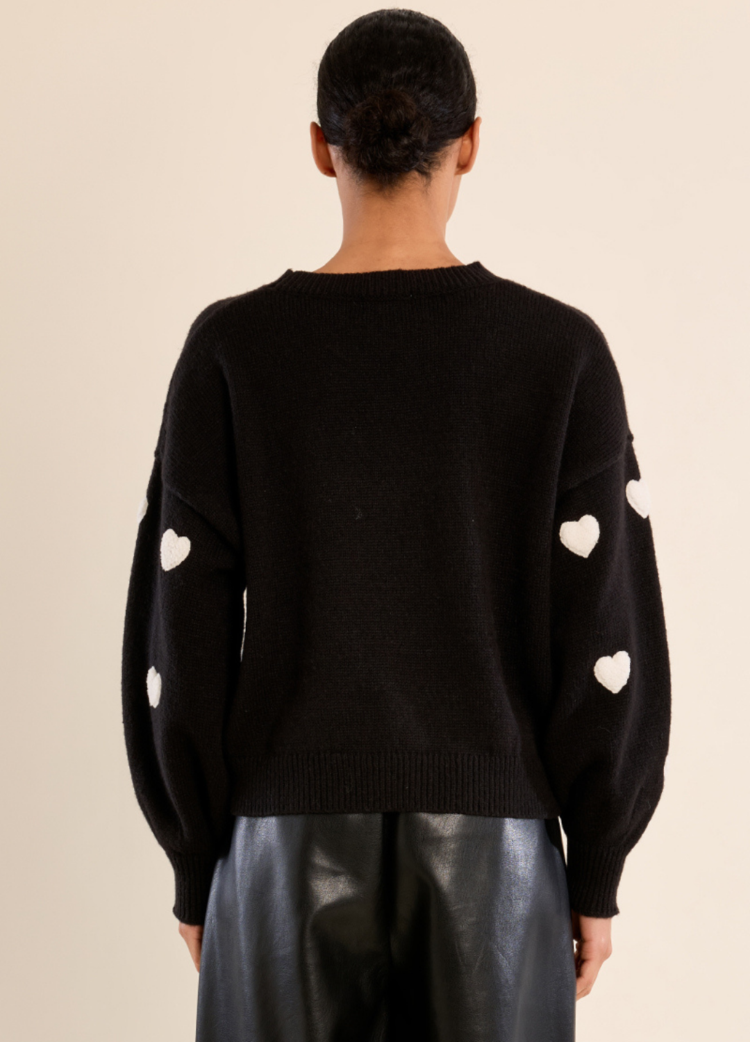 Natalie Knit Heart Sweater
