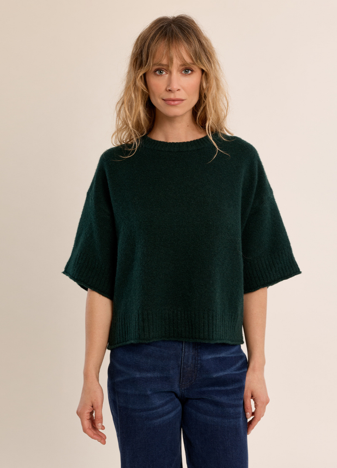 Gemma Half Sleeve Knit Sweater