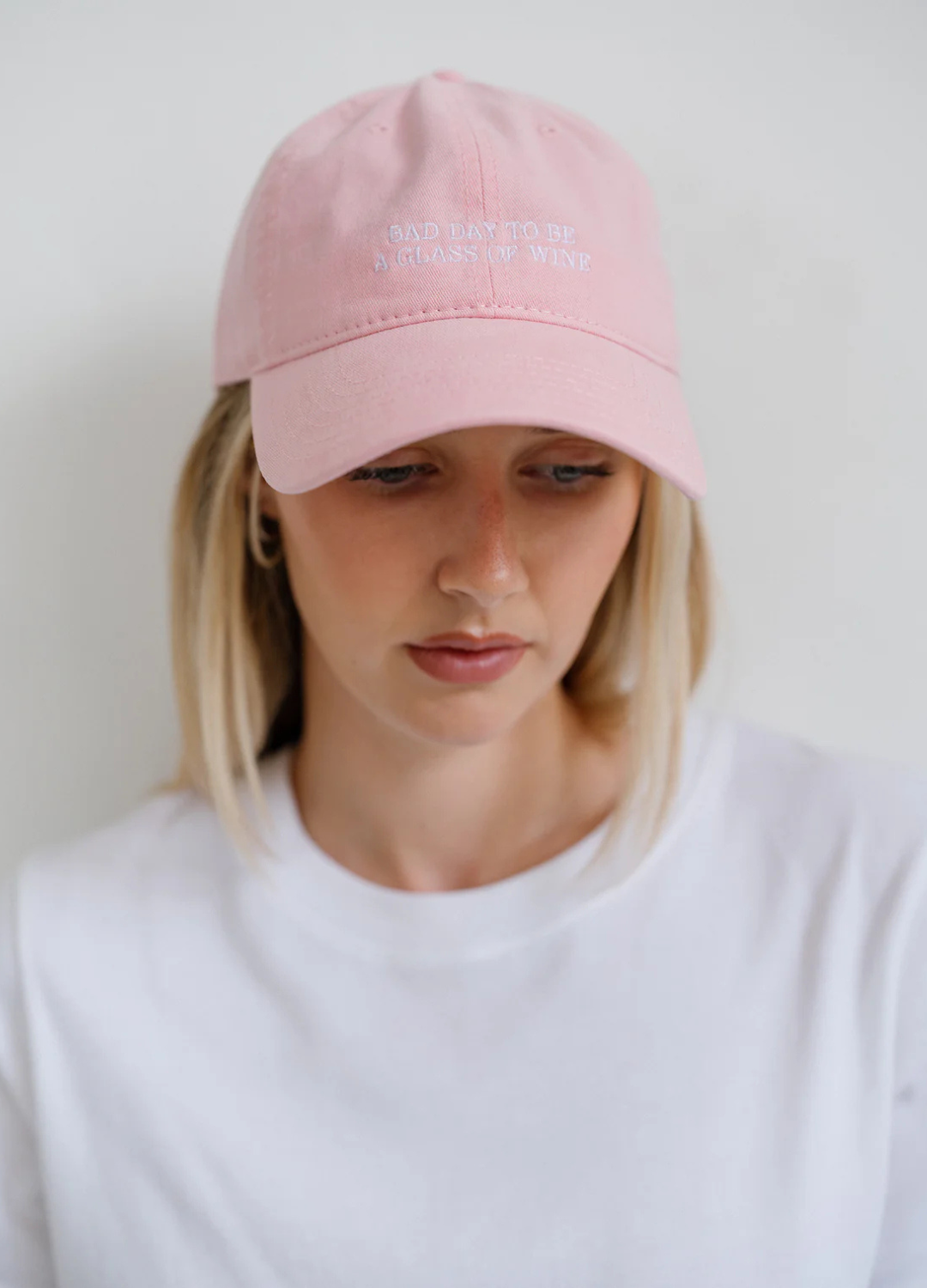 "Bad Day to be a Glass of Wine" Baseball Cap