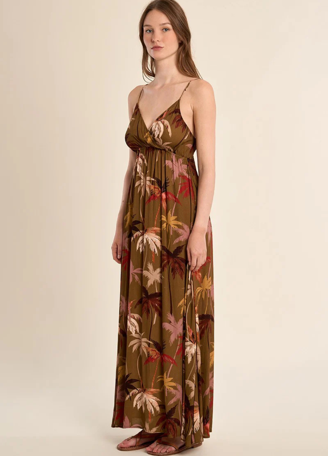 Sunset Palm Maxi Dress