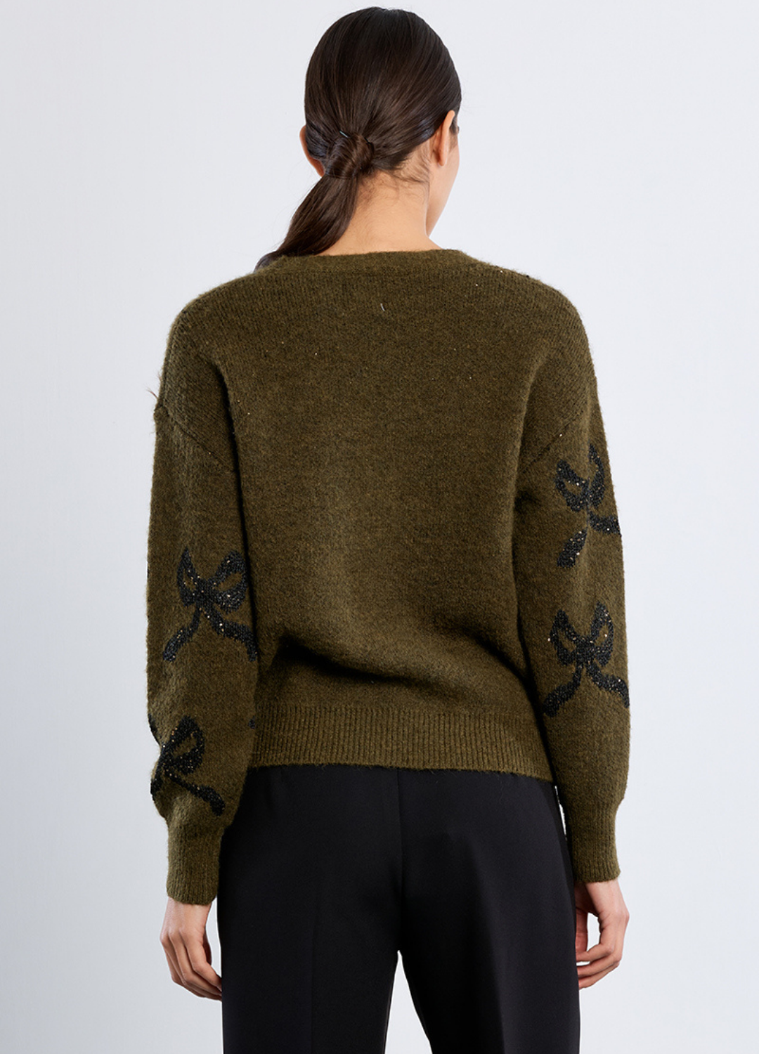 Cara Bow Knit Cardigan