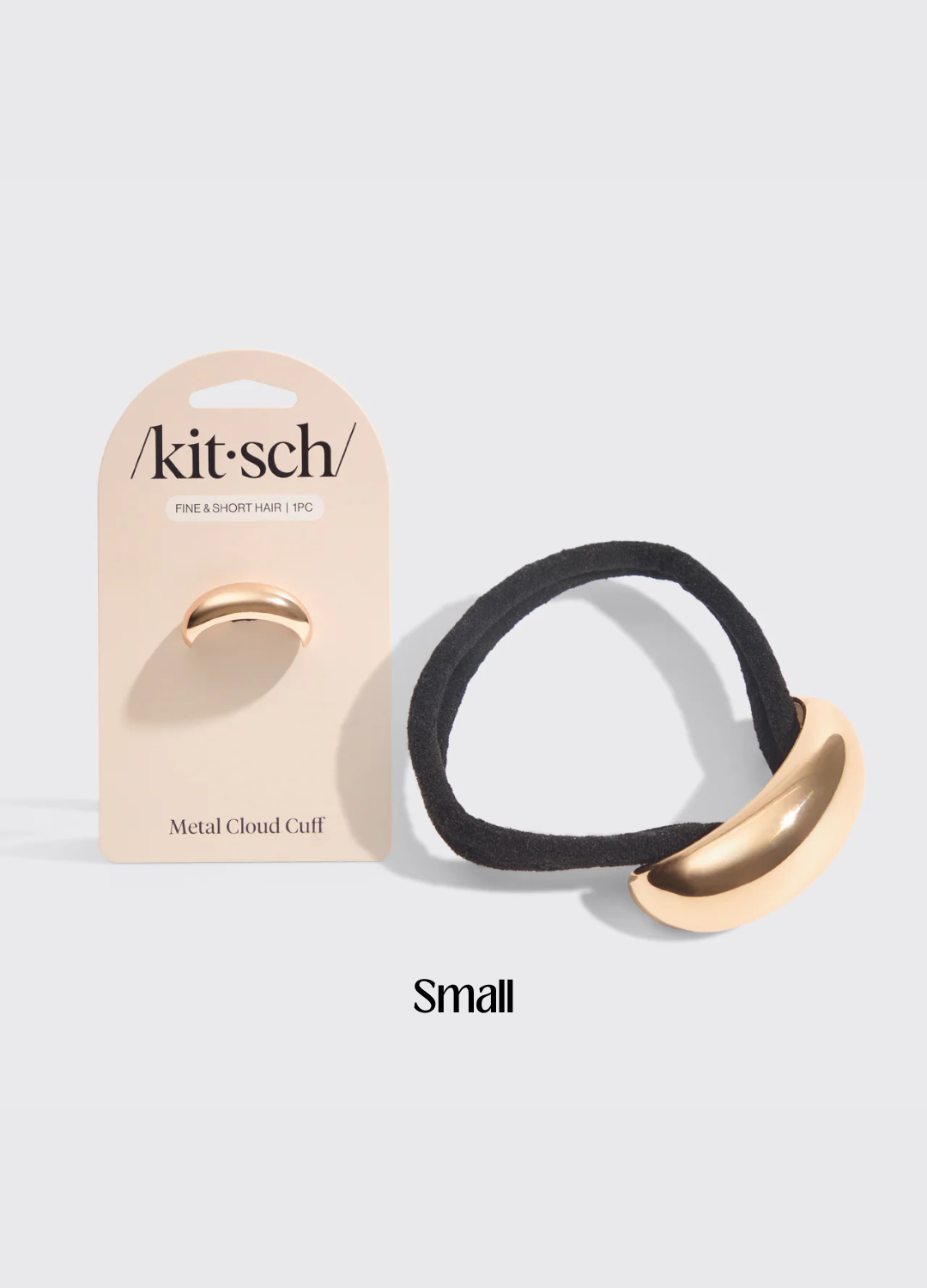 Gold Metal Cloud Ponytail Cuff