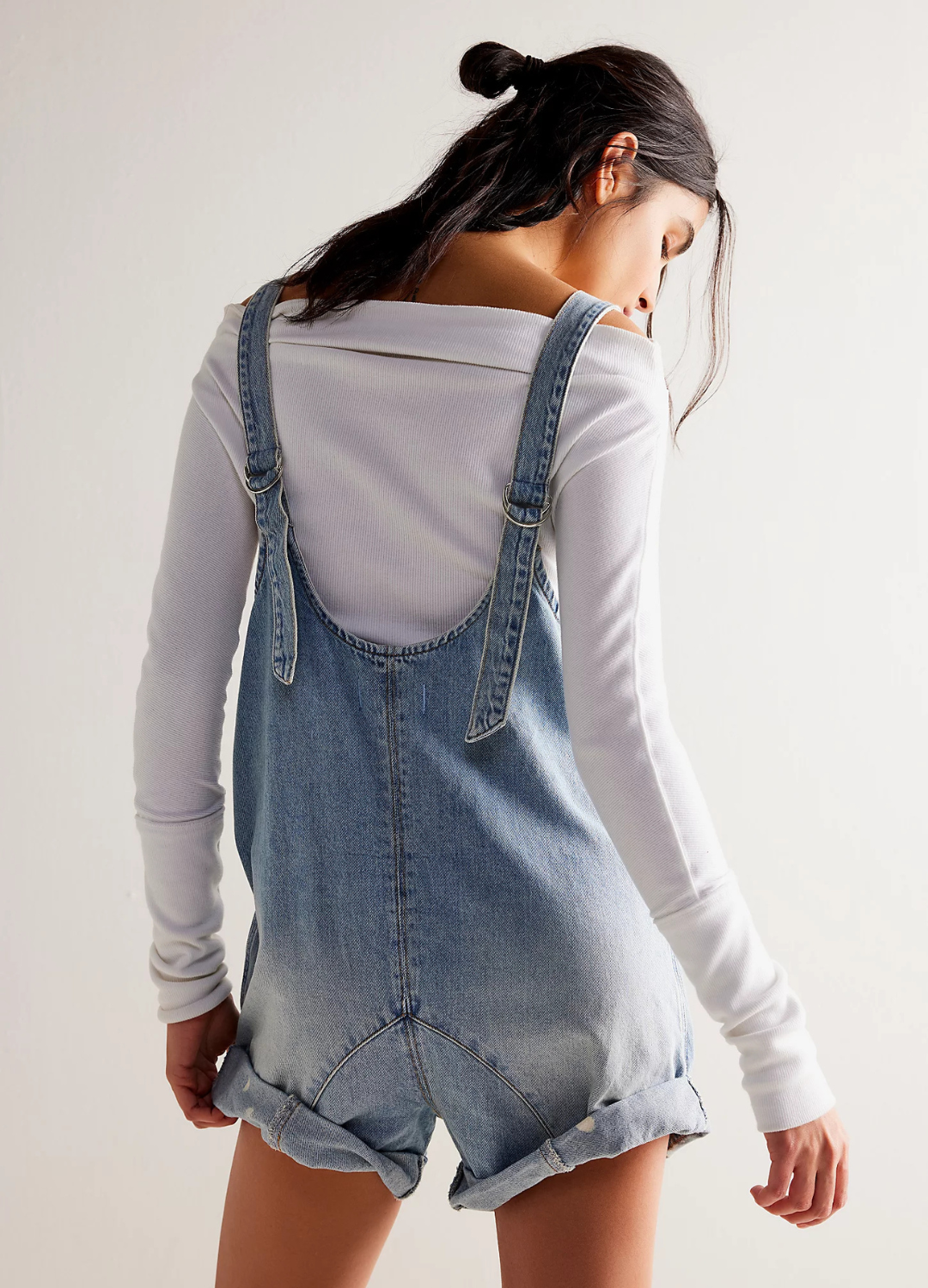 3" We The Free High Roller Denim Shortall