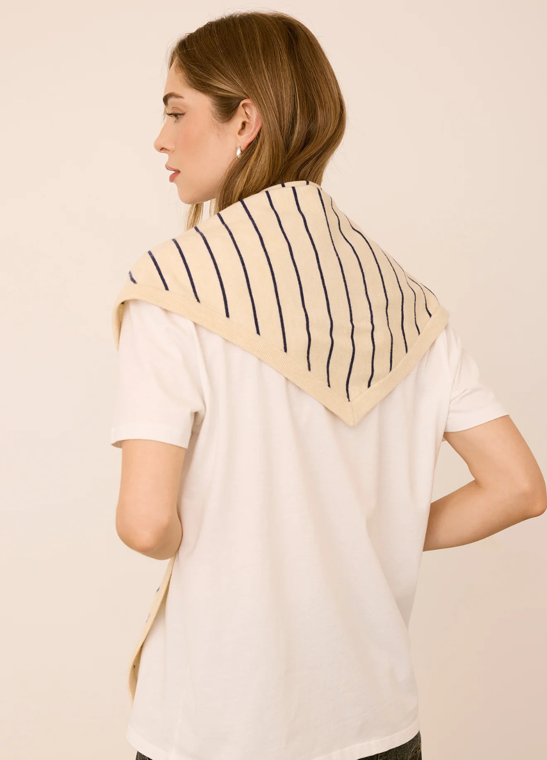 Everly Knit Triangle Scarf