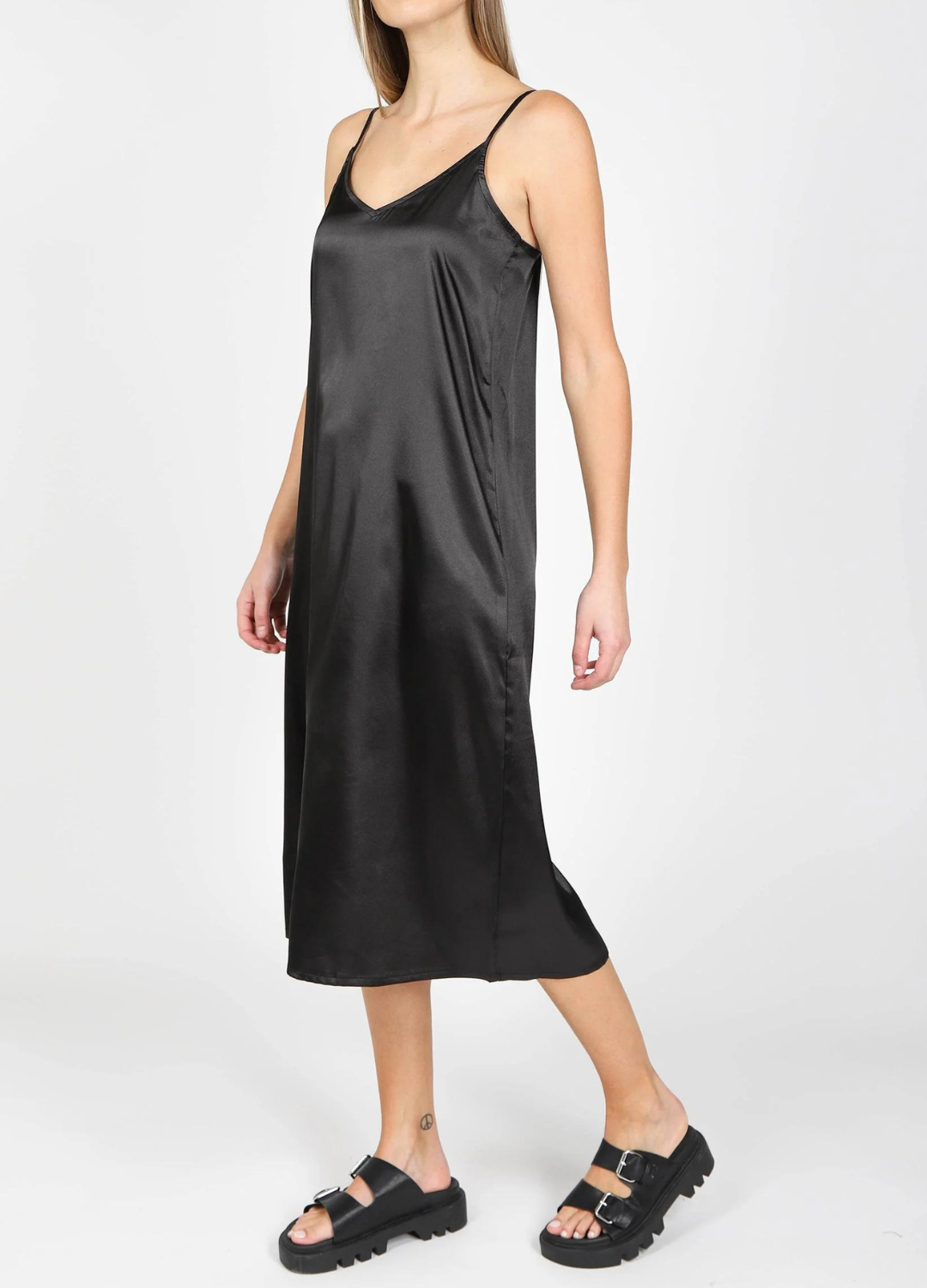 The Helena Satin Slip Dress