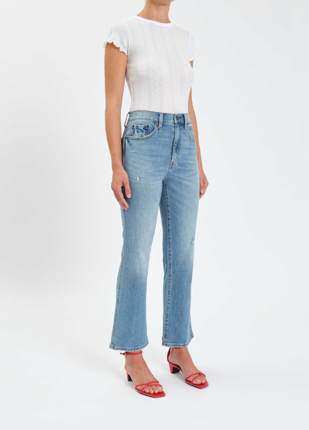 Soho Kick-Crop in Be Mine Vintage