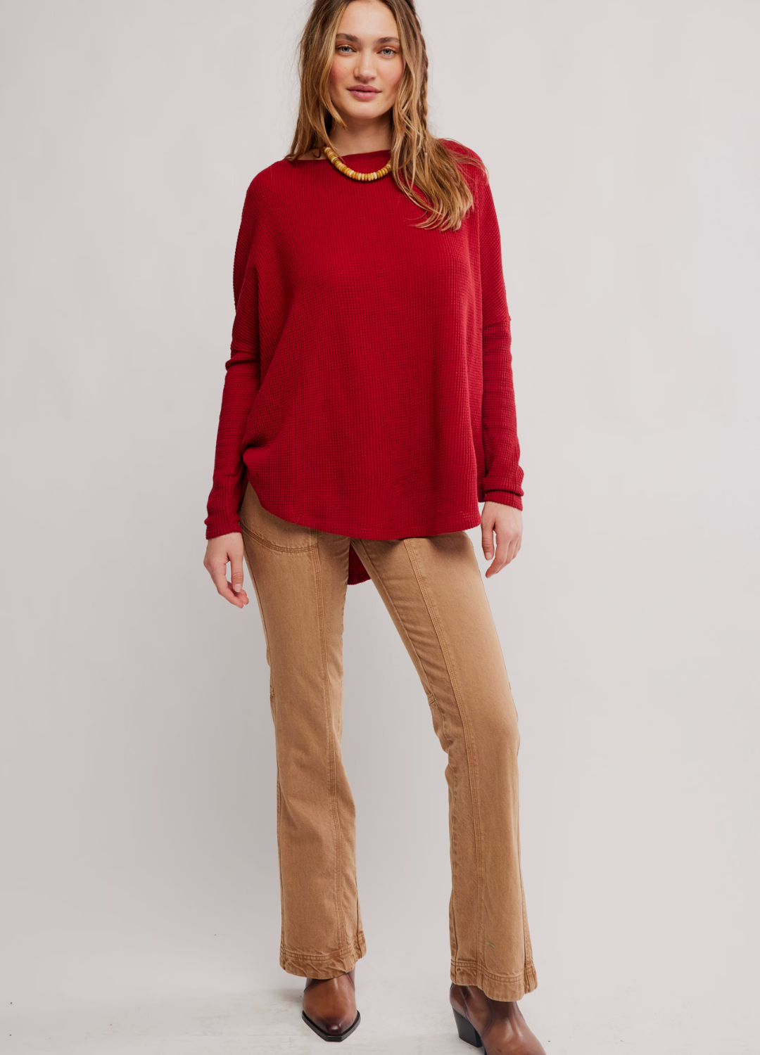 Latte Blues Long Sleeve Thermal