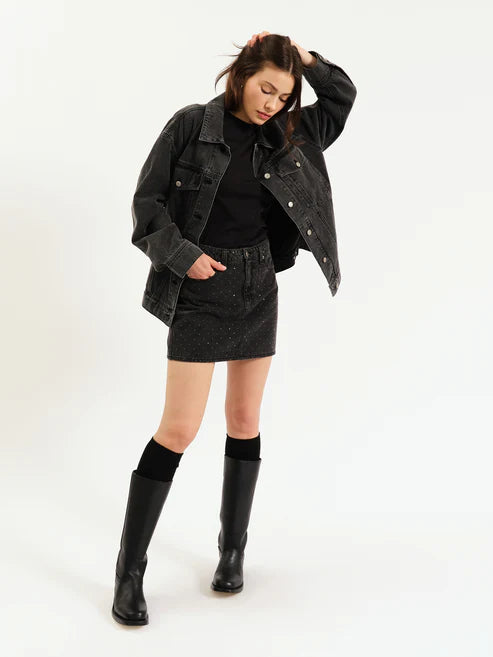Beau Boyfriend Jacket in Starlit Night