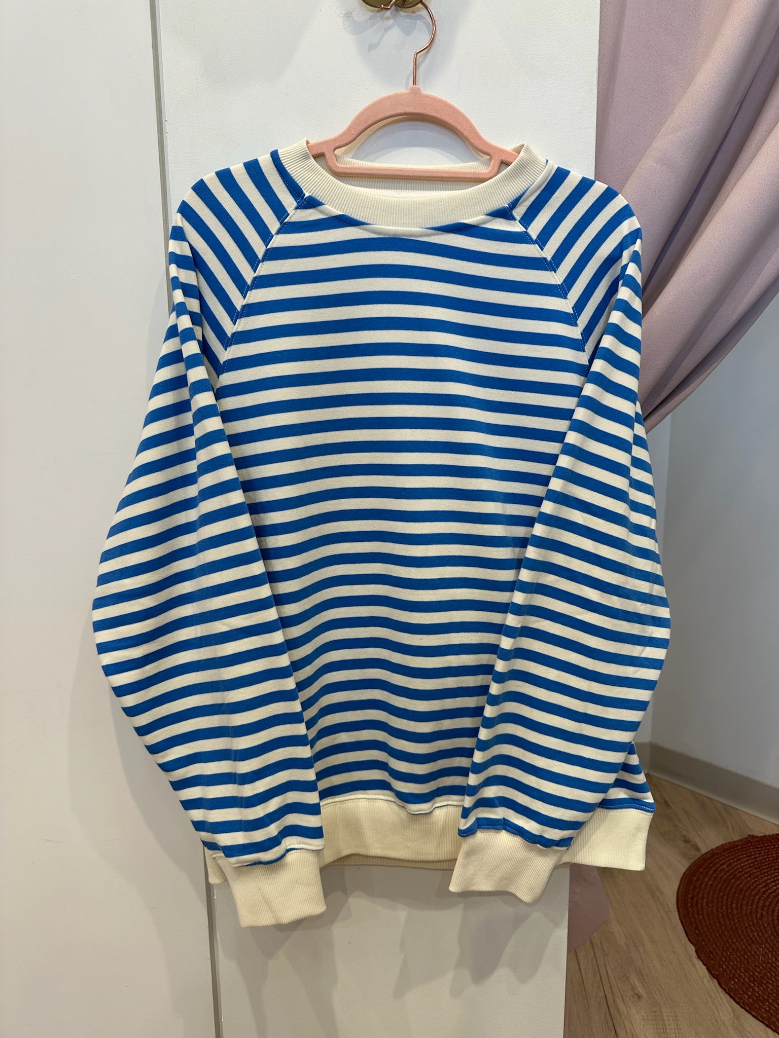 Striped Crew Sweater