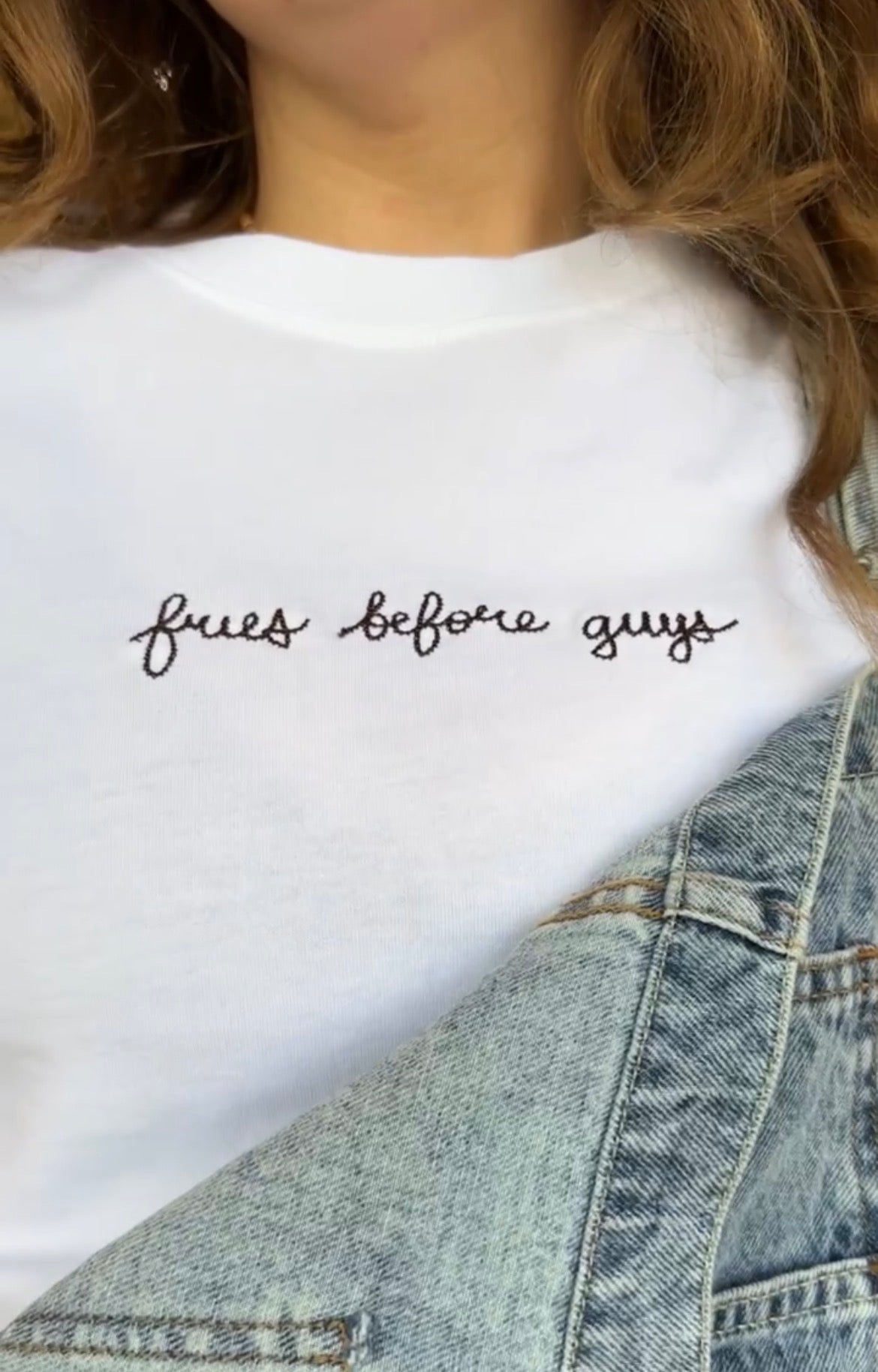 Fries Before Guys Tee