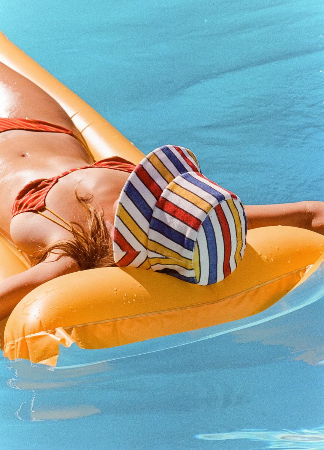 The Striped Shore Bucket in Terry Cloth
