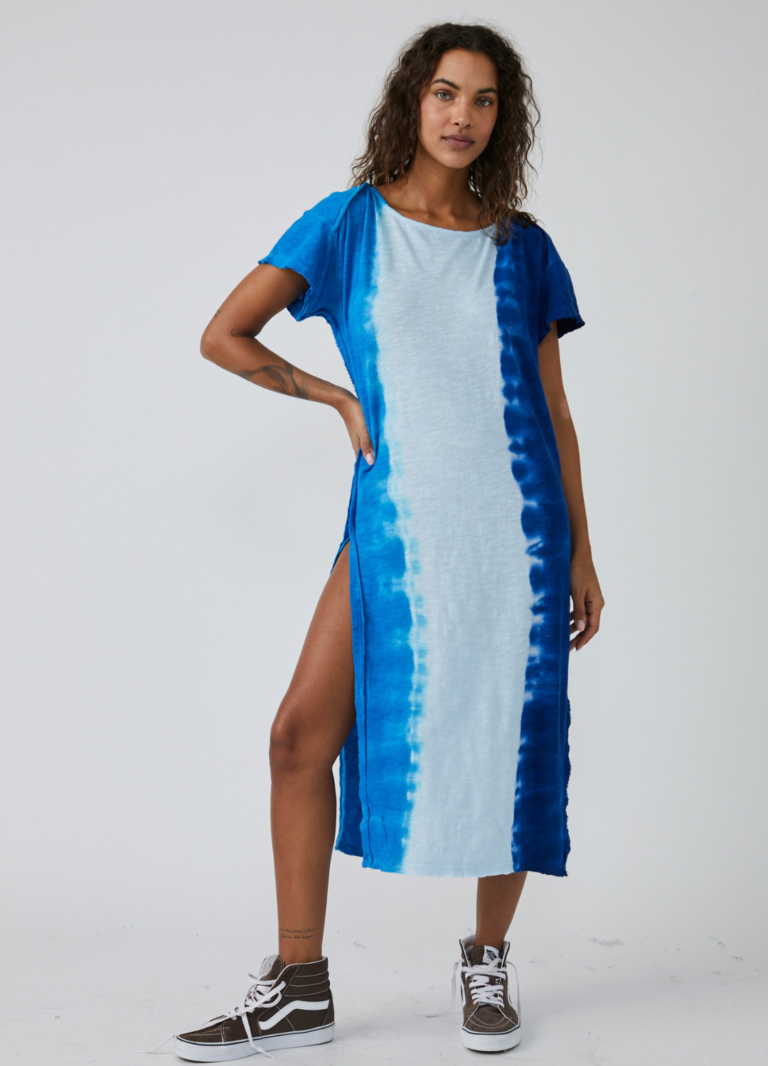 Ice cream top shirt dress
