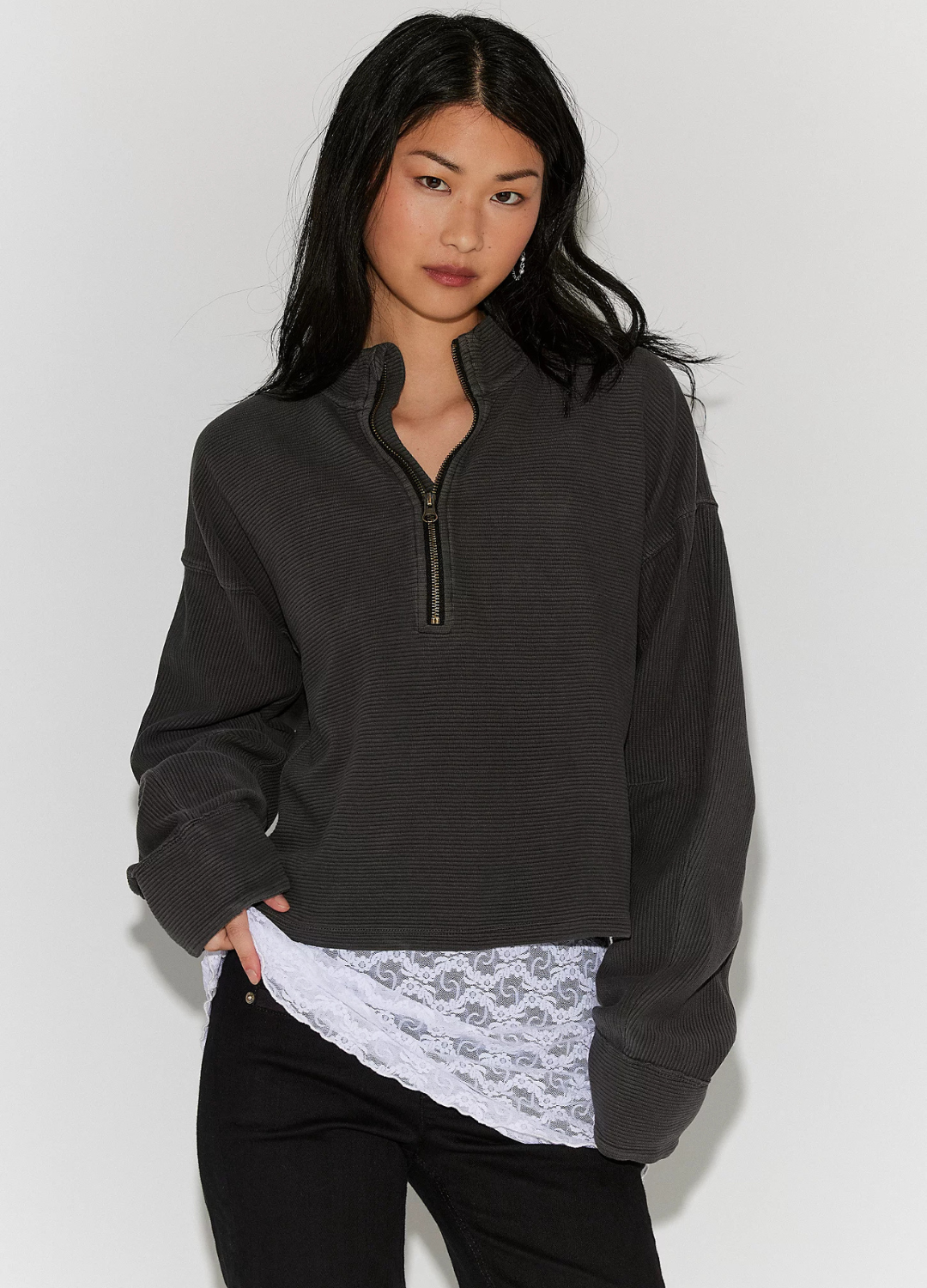 We The Free Celeste Quarter Zip