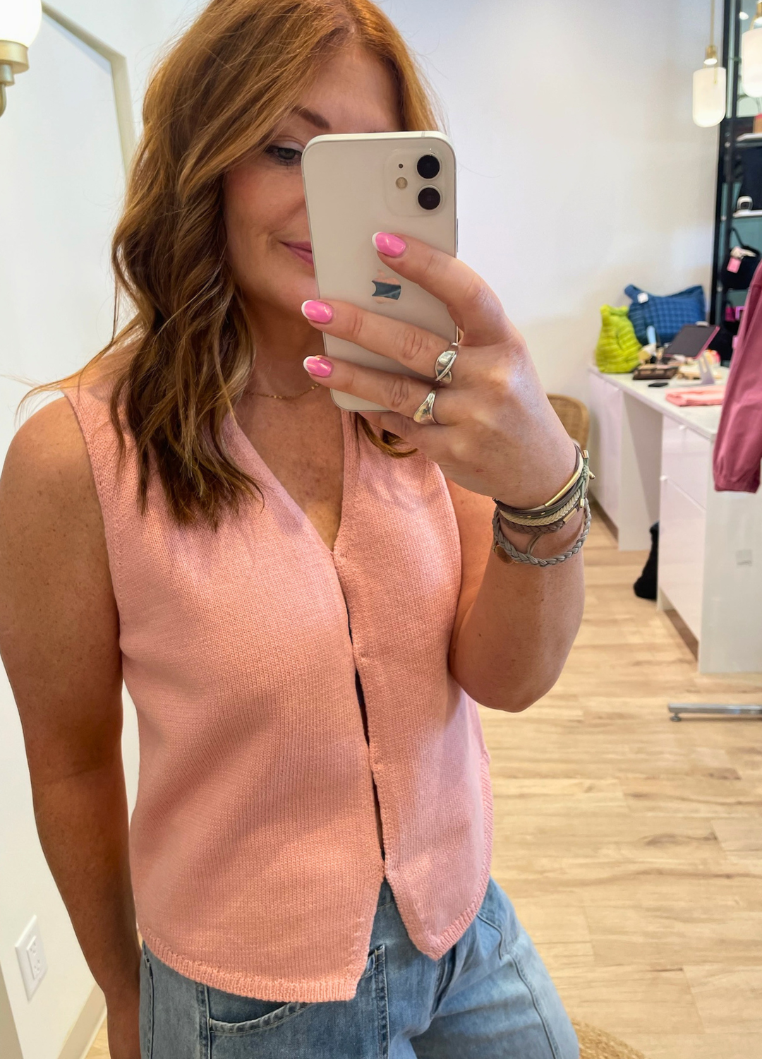 Rosina Sleeveless Knit Vest