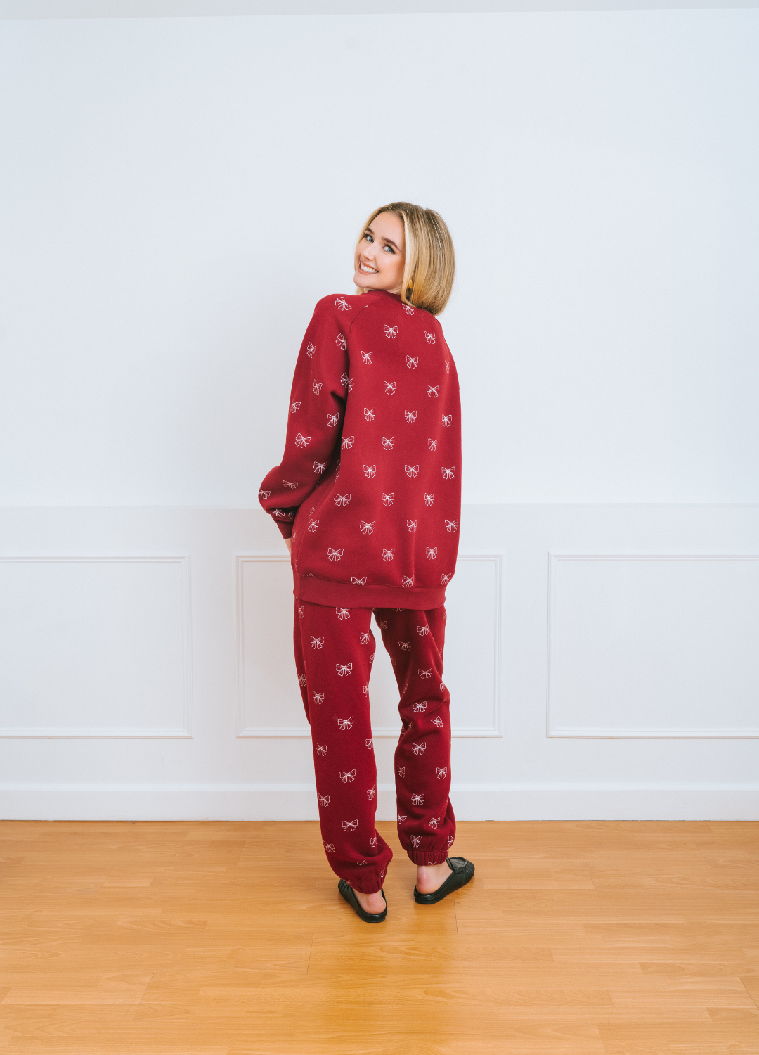 All Over Bow Best Friend Jogger