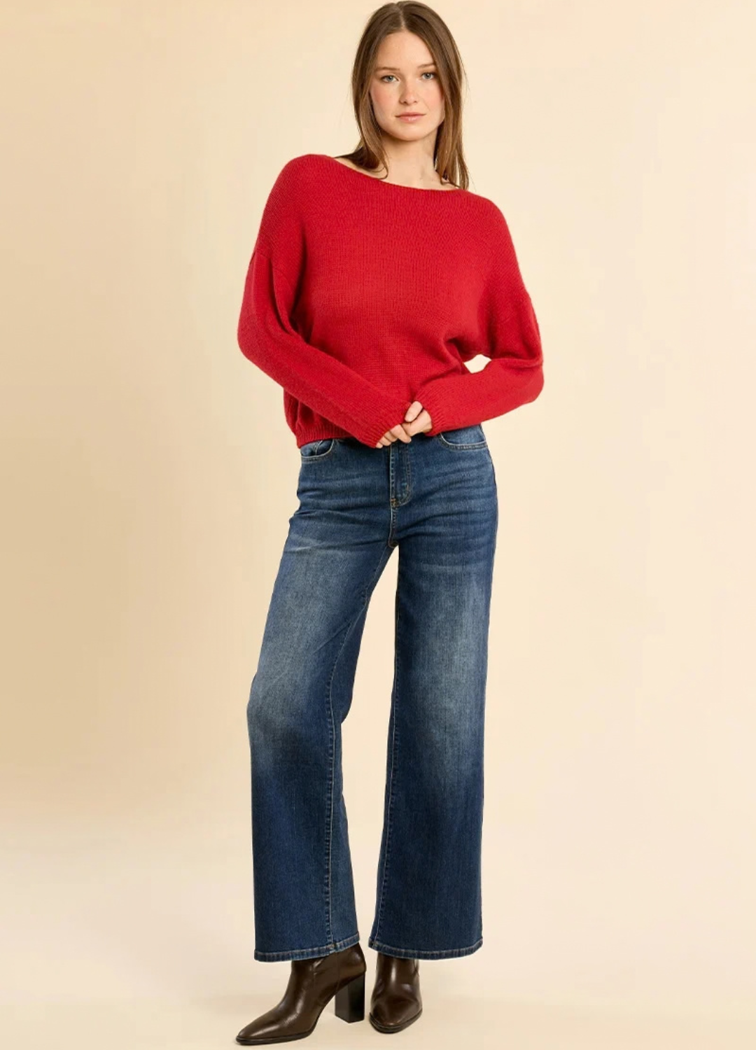 Dolly Long Sleeve Knit Sweater