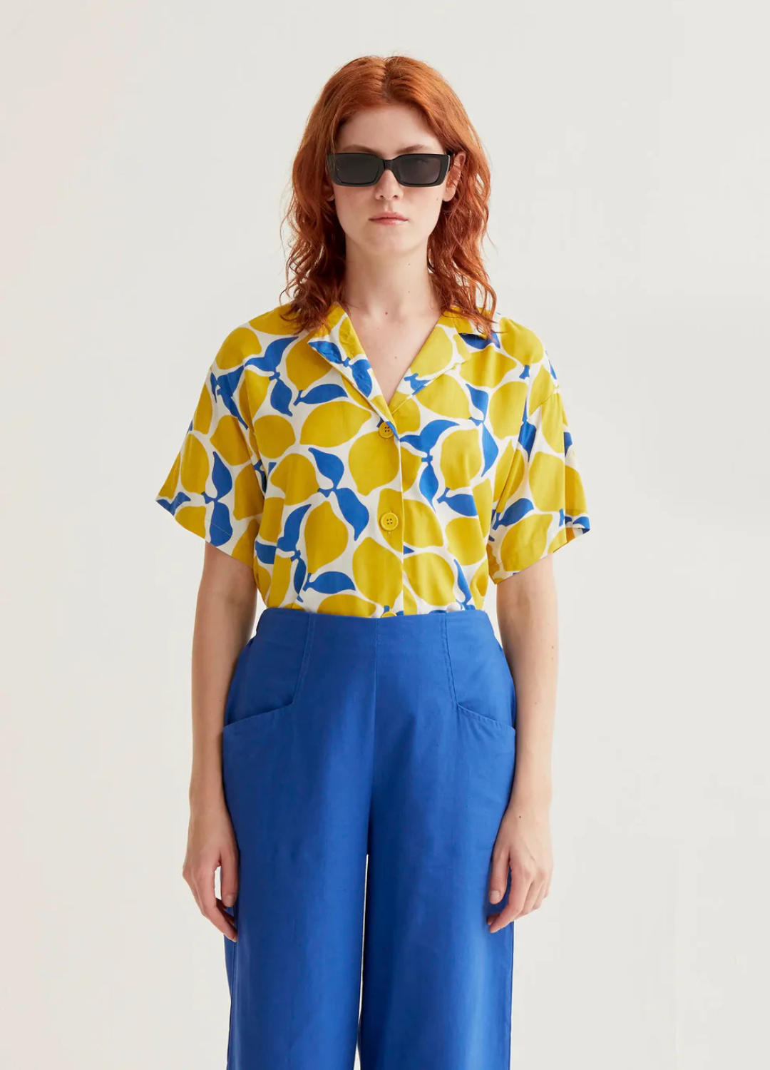 Limoncello Print Short Sleeve Shirt