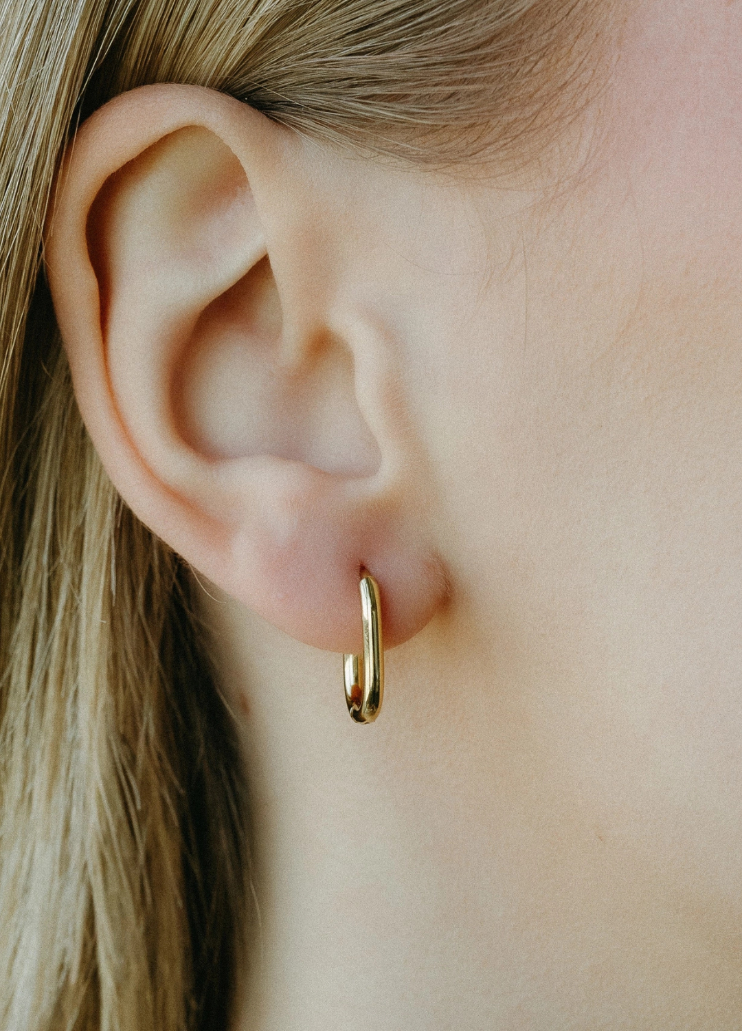 Oval Hoop Earrings