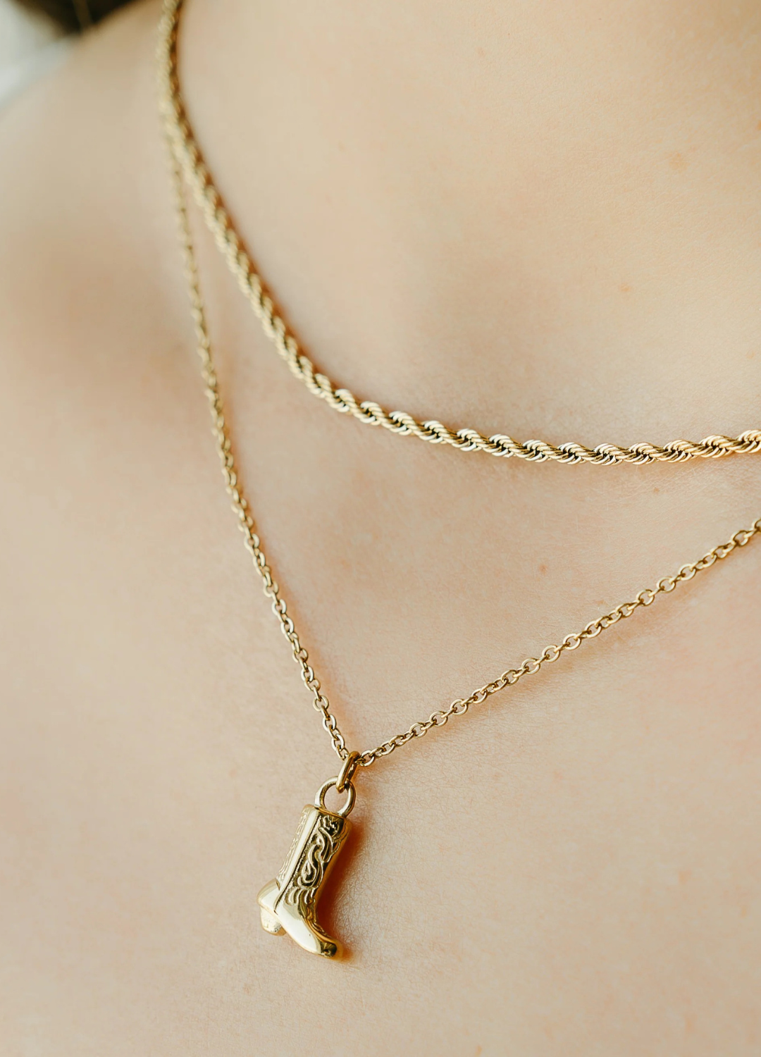 Rodeo Boot Necklace