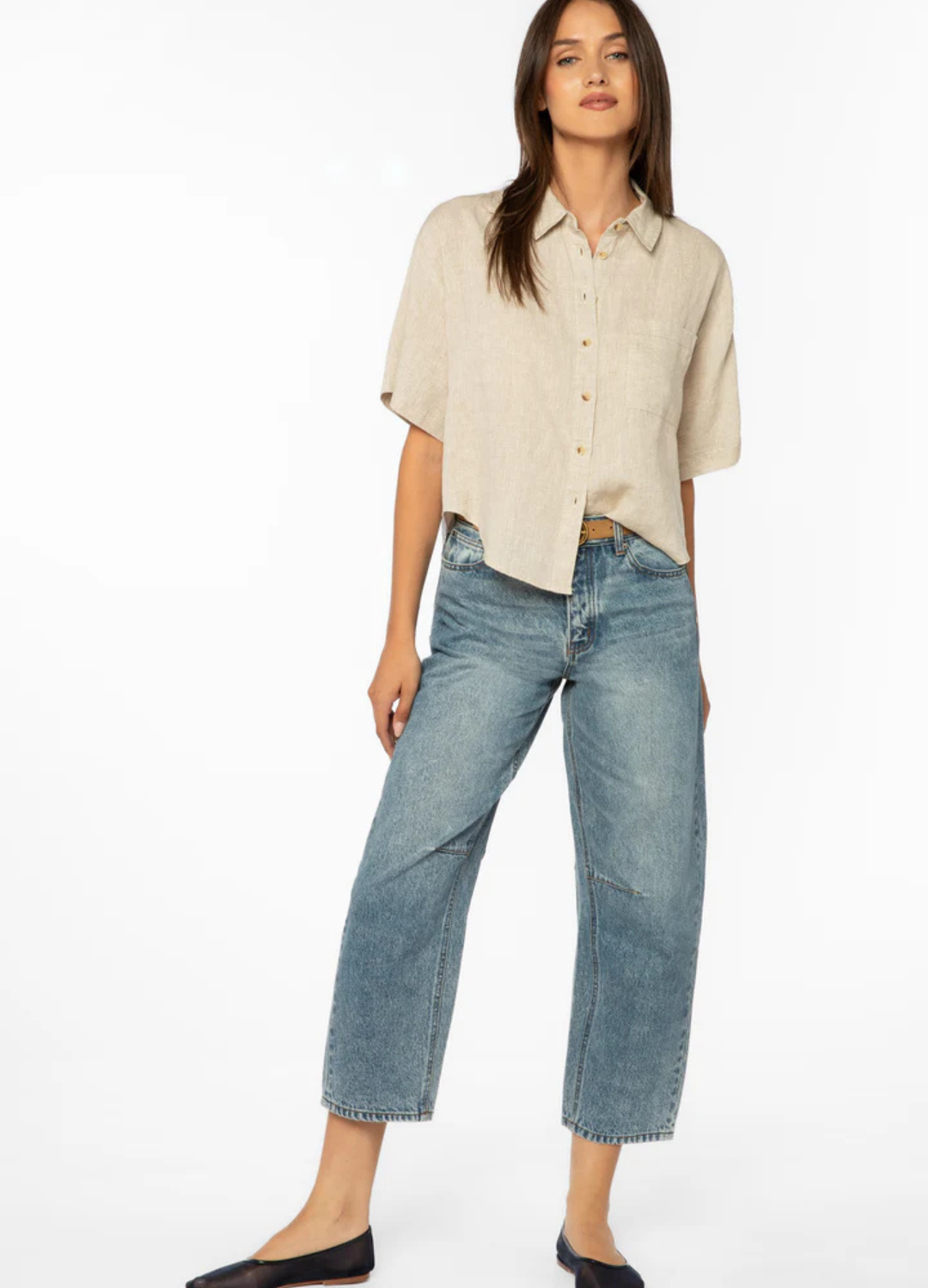 Suzanne Linen Camp Shirt