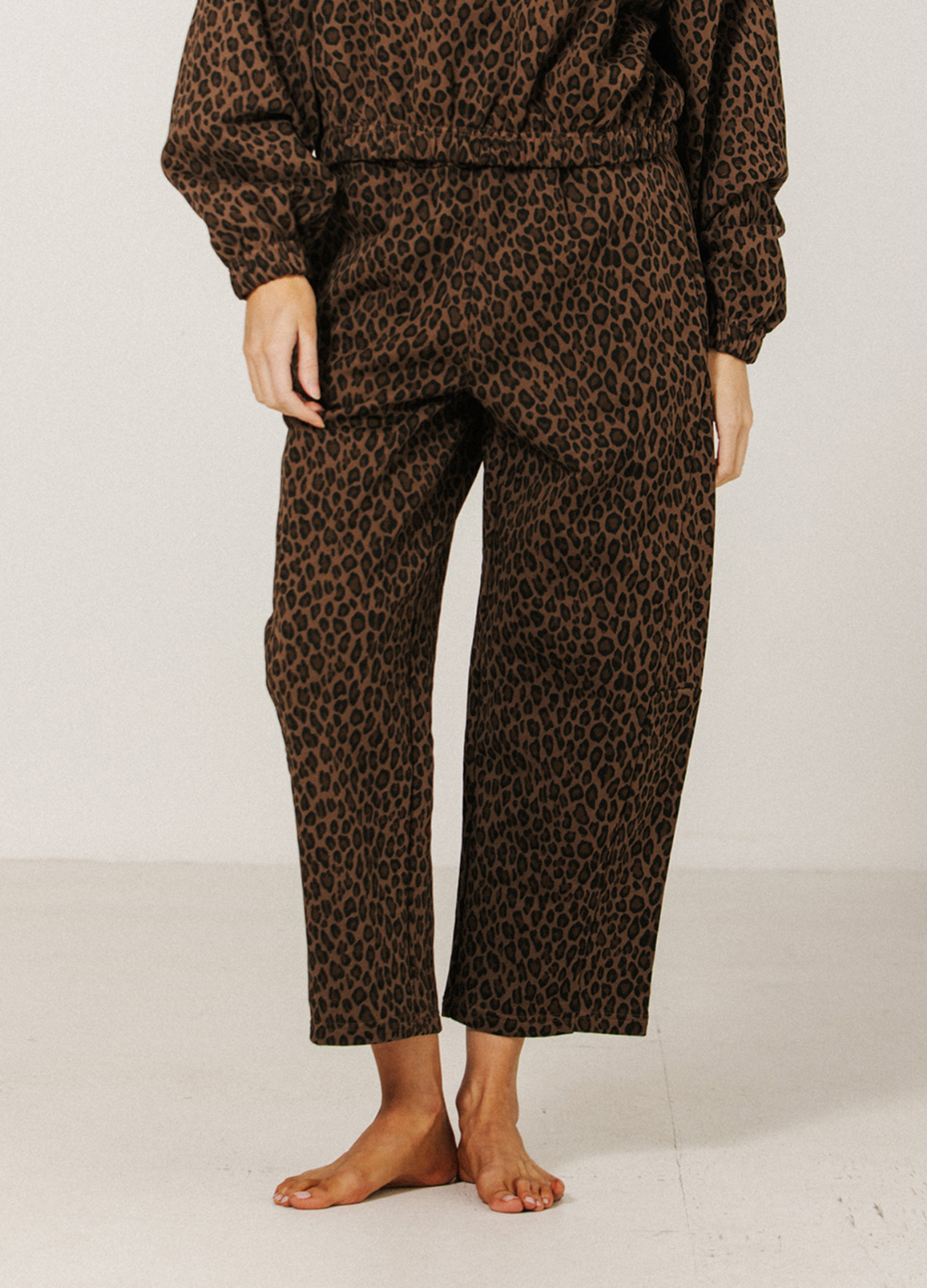 Leopard Barrel Sweatpant
