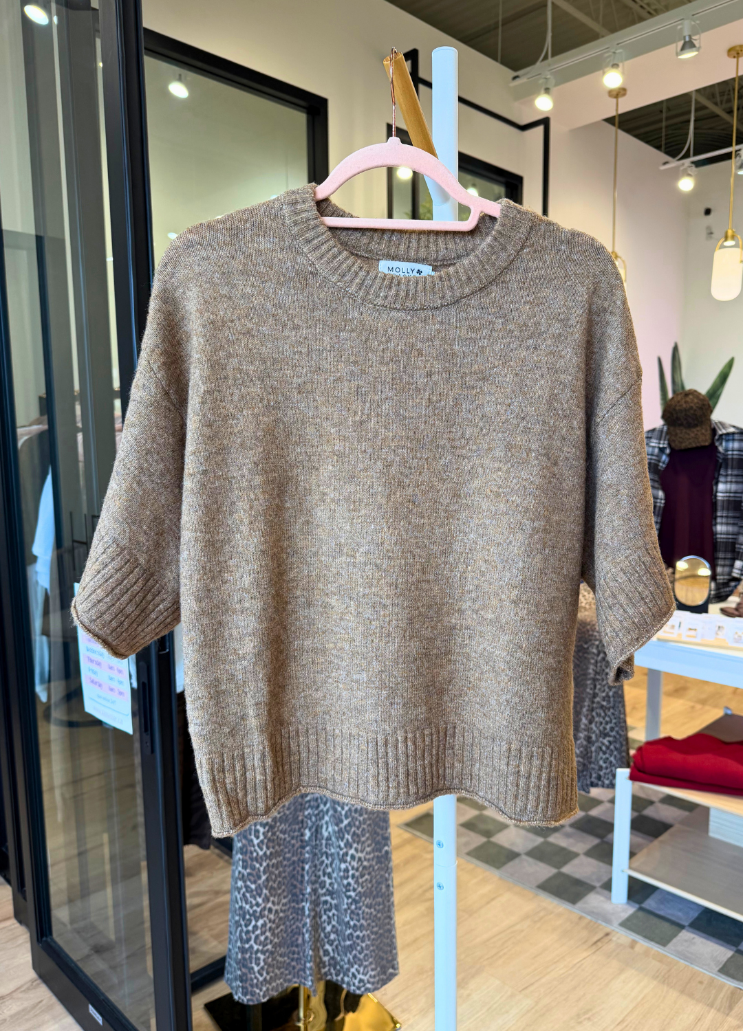 Gemma Half Sleeve Knit Sweater