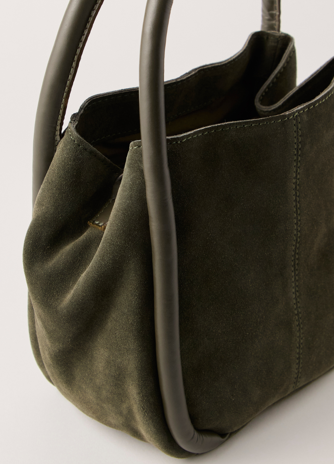 Barlow Suede Bucket Bag