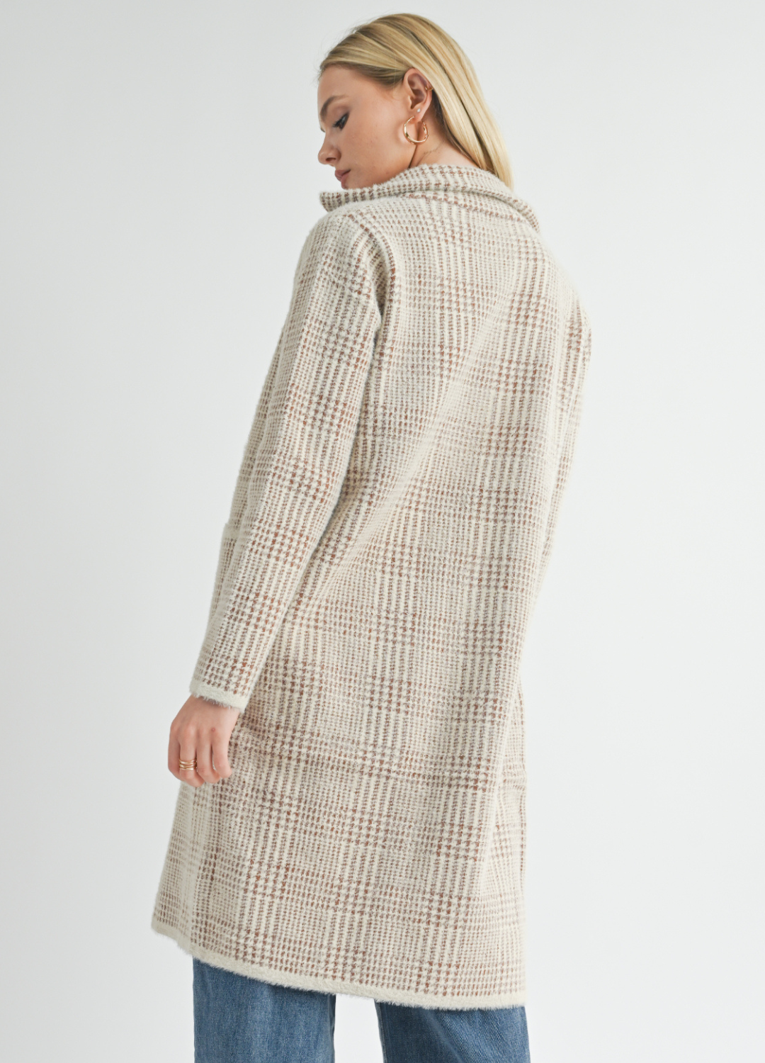 Marceau Houndstooth Coat