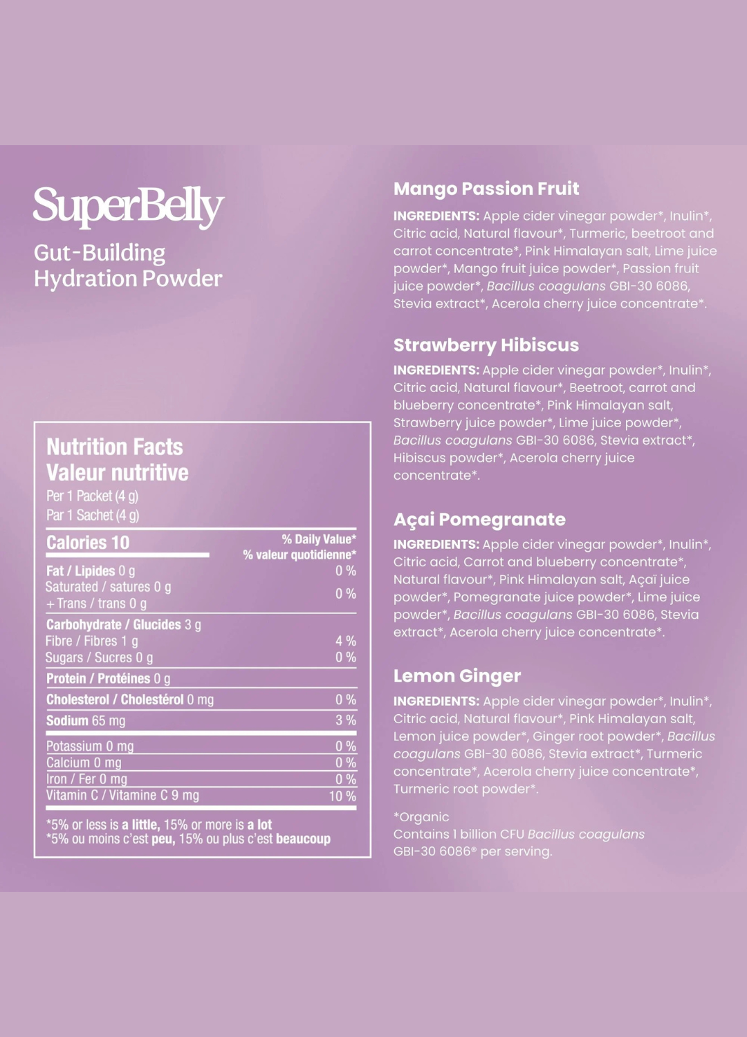 SuperBelly Variety Pack