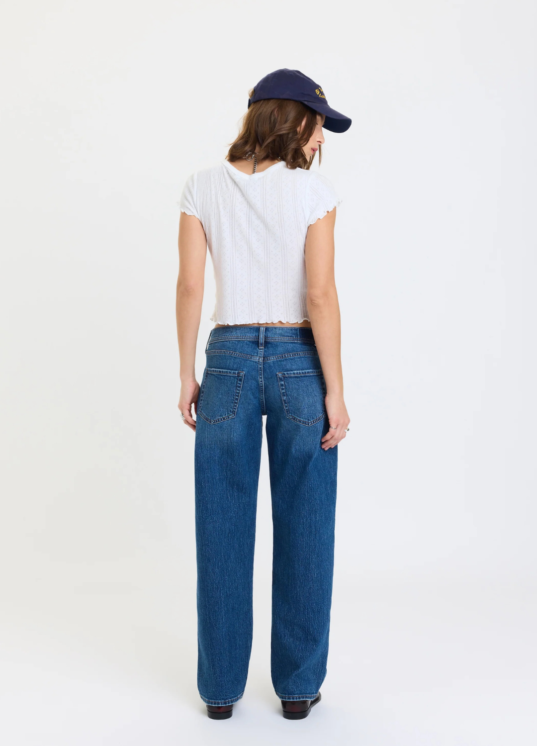 Replay Mid Rise V-Waist Soft Barrel in Almost Home
