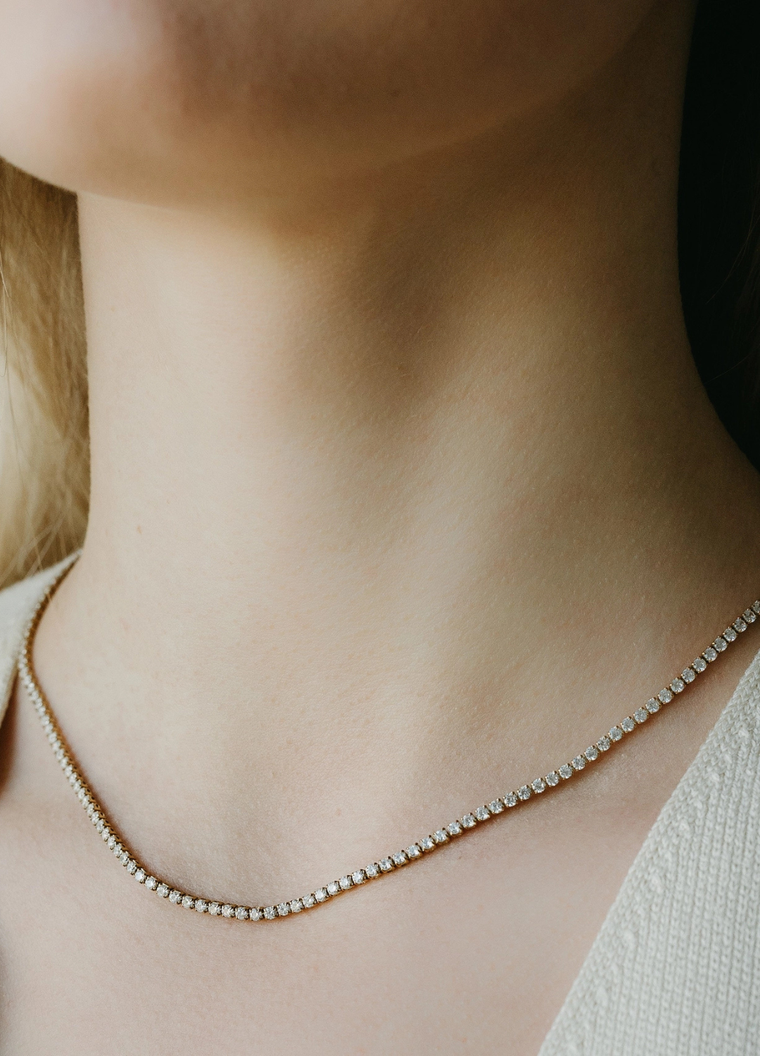 Dainty Tennis Necklace