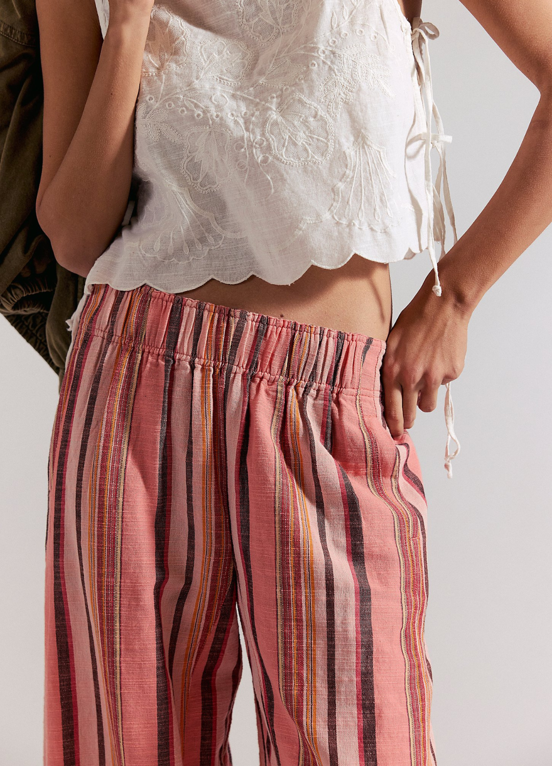 Day's End Striped Pull-On Pants