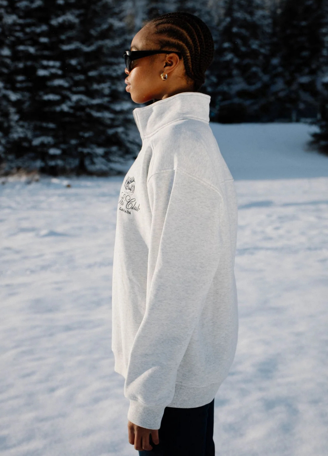 Ski Club ¼ Zip Sweatshirt
